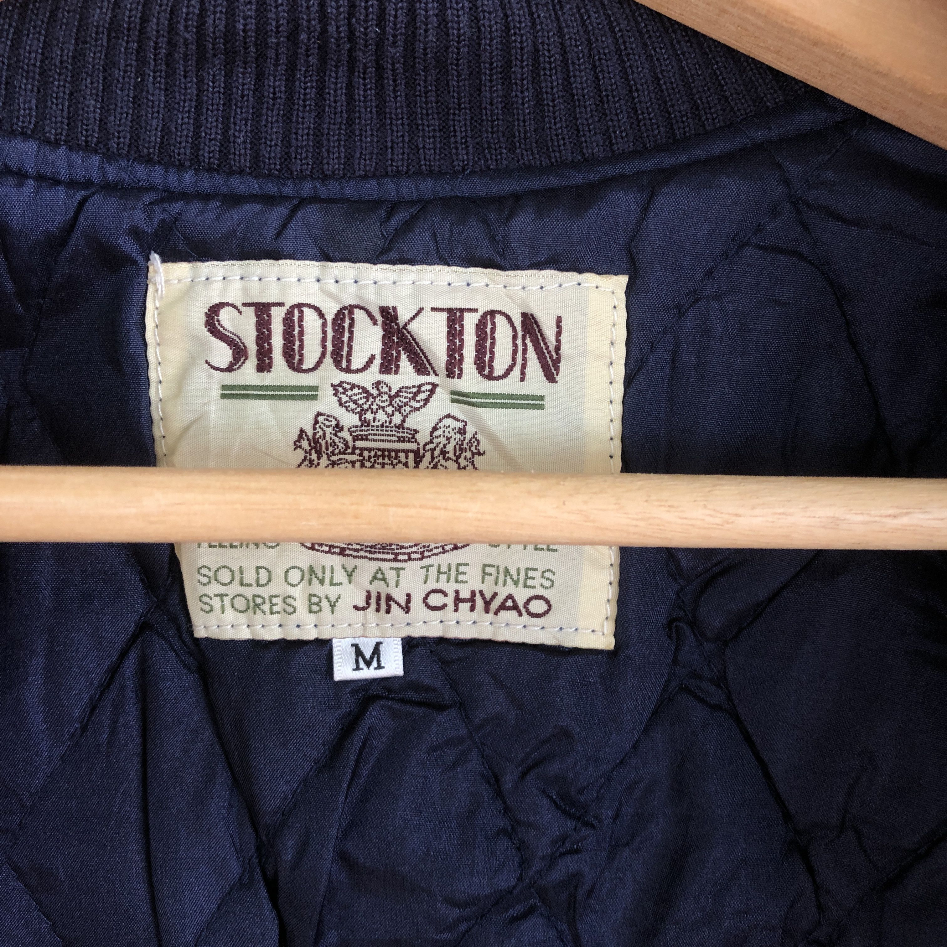 Japanese Brand × Vintage Vintage Stockton Varsity Jacket Japanese Wool Jacket Size US M / EU 48-50 / 2 - 9 Thumbnail