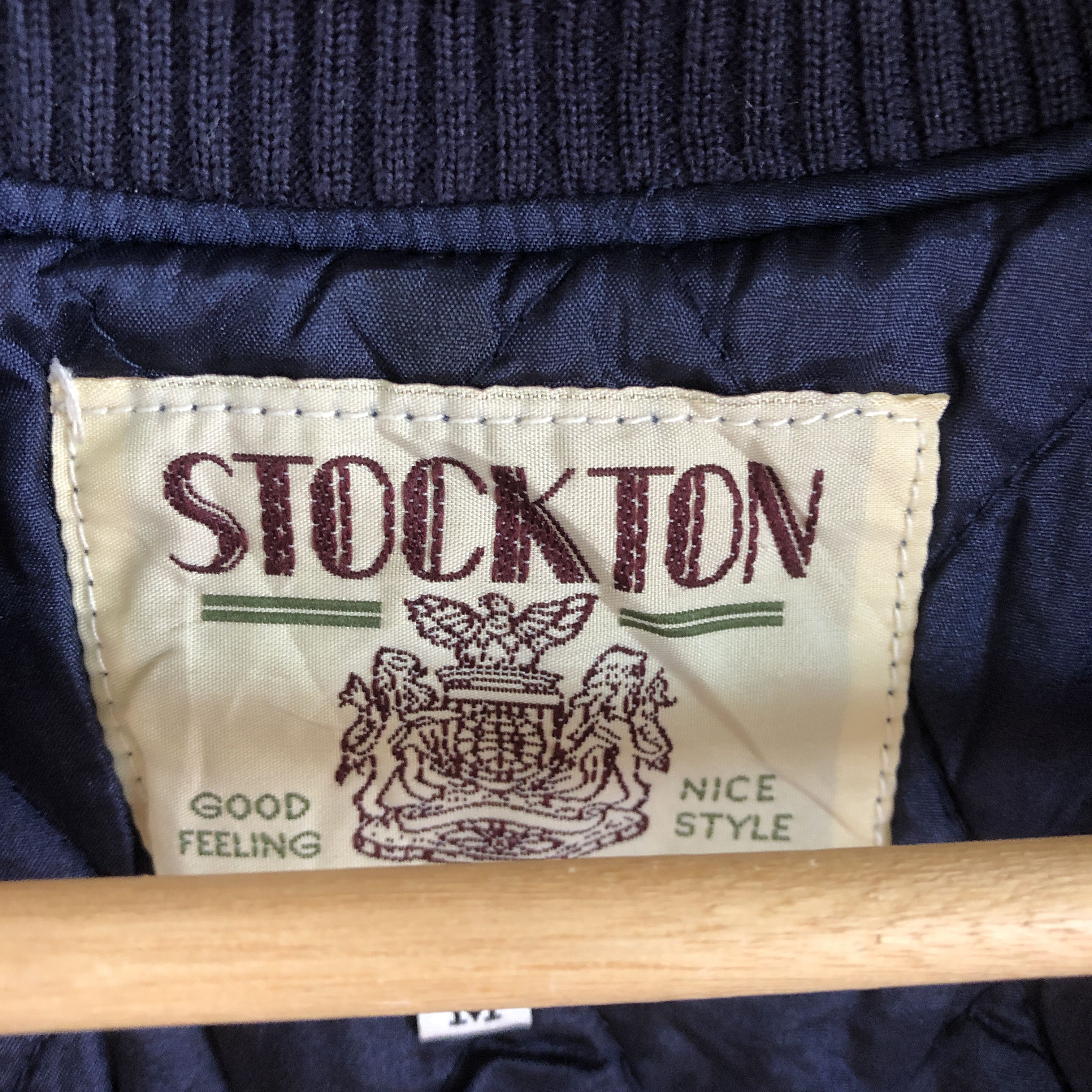 Japanese Brand × Vintage Vintage Stockton Varsity Jacket Japanese Wool Jacket Size US M / EU 48-50 / 2 - 10 Thumbnail