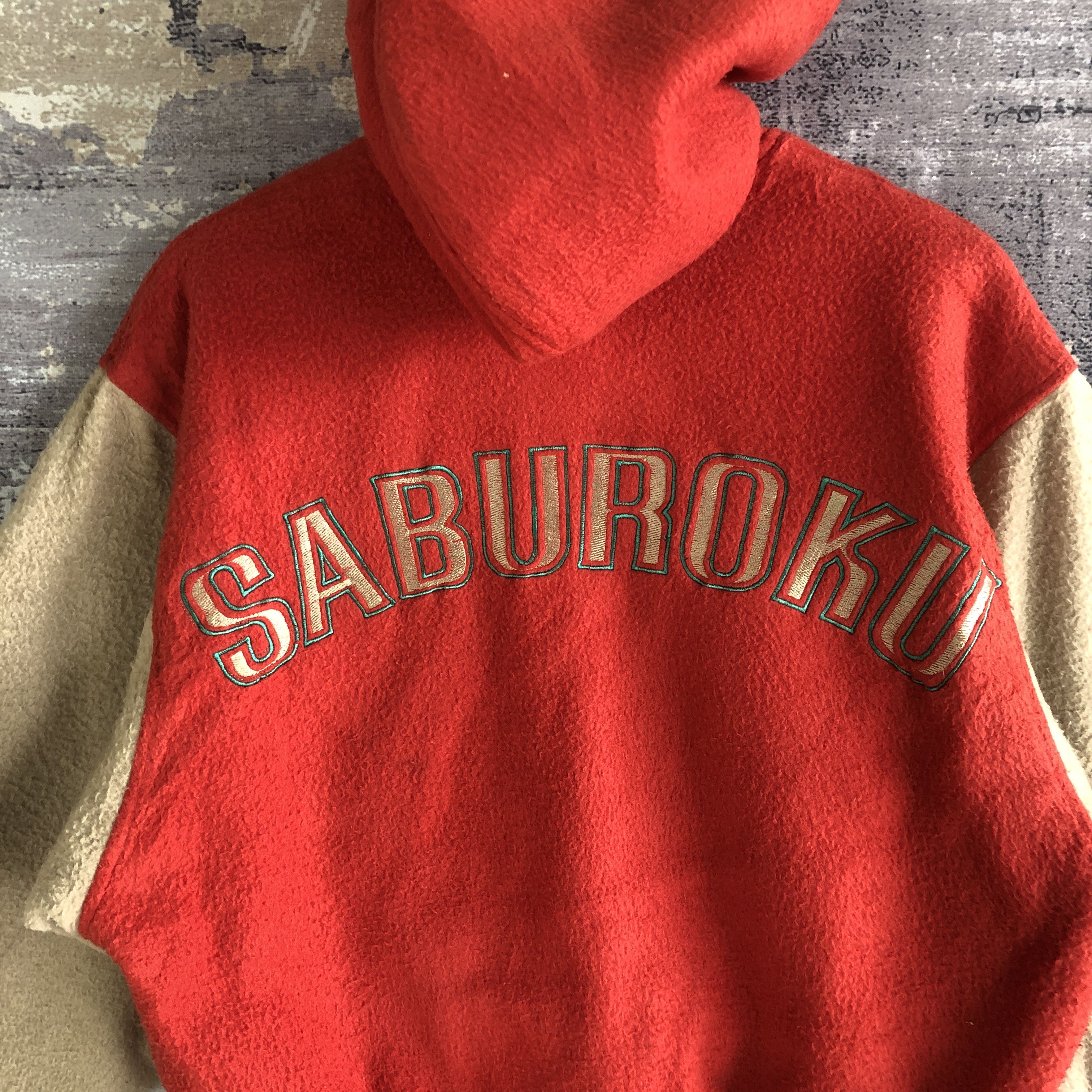 Vintage Vintage Saburoku Varsity Jacket Baseball Hoodie Wool Jacket Size US M / EU 48-50 / 2 - 4 Thumbnail