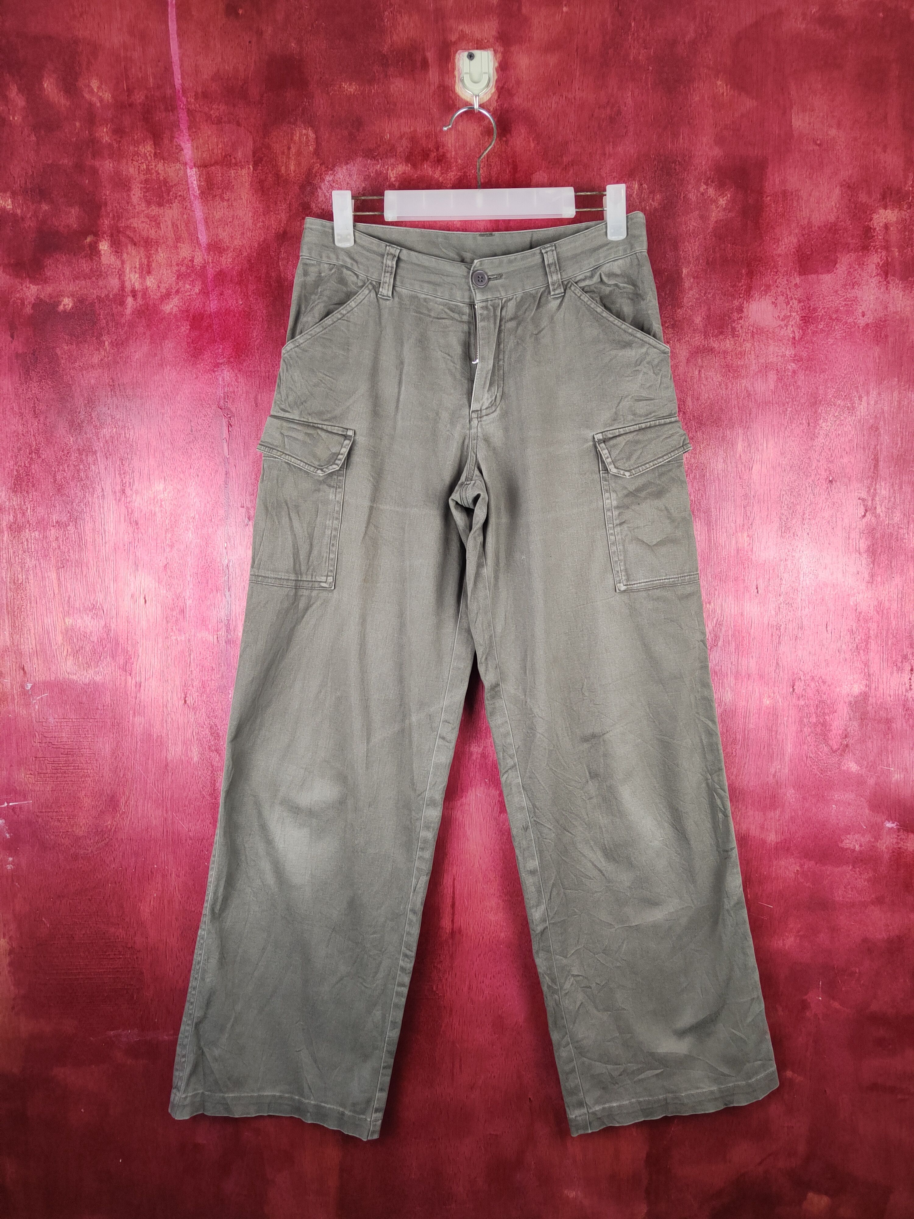Japanese Brand Olive Multipocket Tactical Cargo Pants #S830