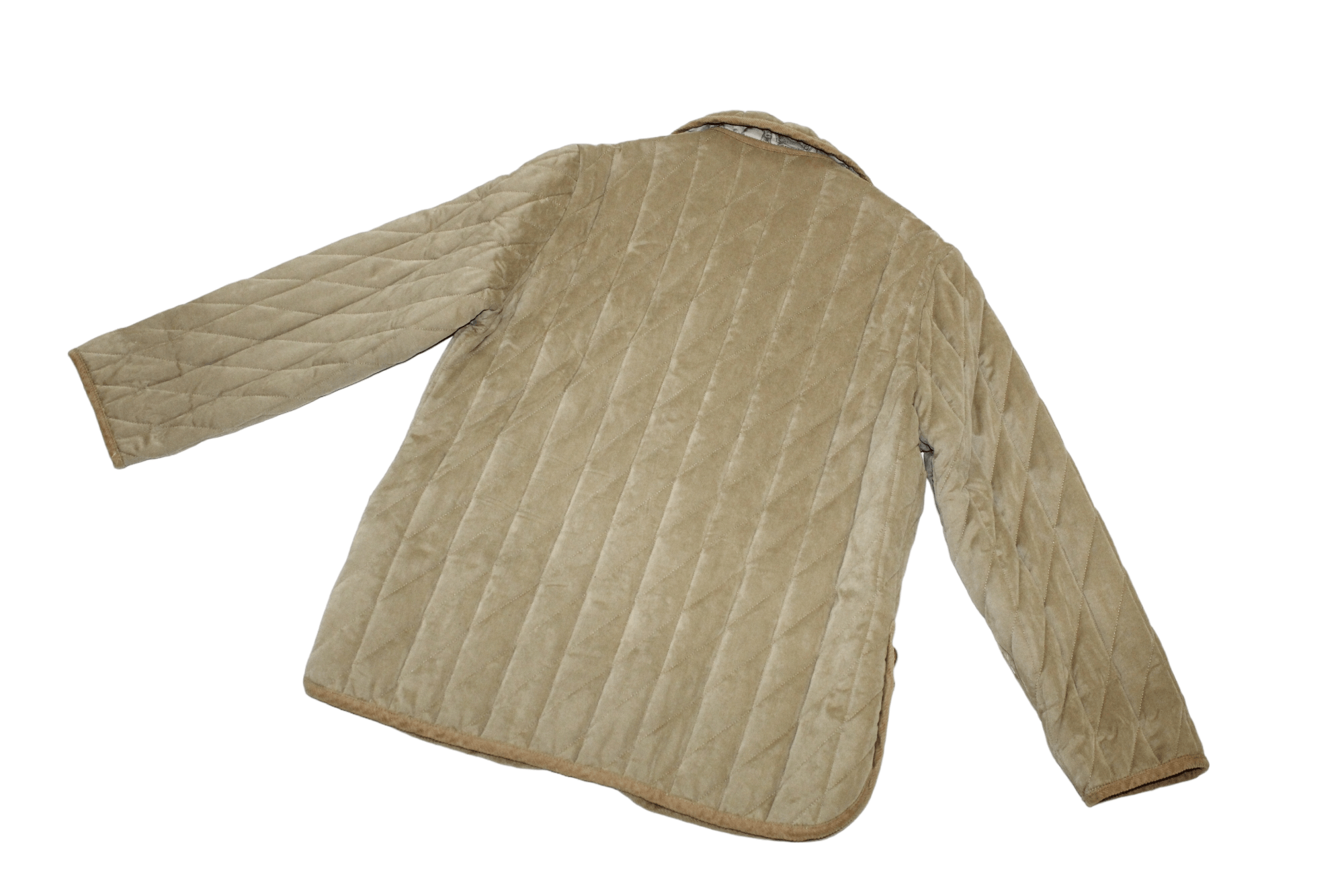 Salvatore Ferragamo Valtherm Heather Antique Quilted Baroque Lined Casual jacket Size US M / EU 48-50 / 2 - 10 Thumbnail