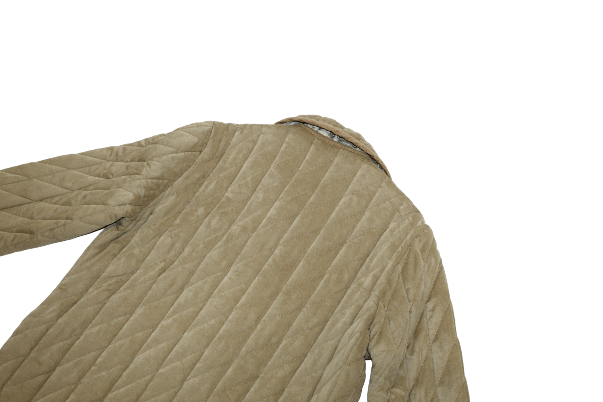 Salvatore Ferragamo Valtherm Heather Antique Quilted Baroque Lined Casual jacket Size US M / EU 48-50 / 2 - 12 Thumbnail