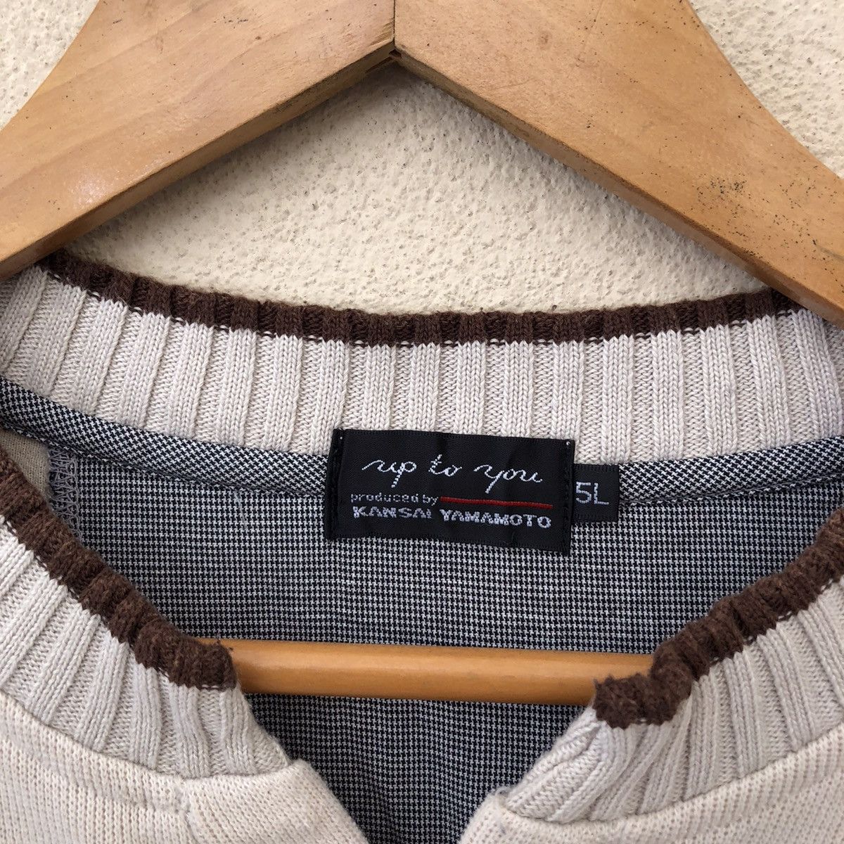 Japanese Brand LONG SLEEVE SWEATSHIRT UP TO YOU KANSAI YAMAMOTO Size US XXL / EU 58 / 5 - 8 Thumbnail