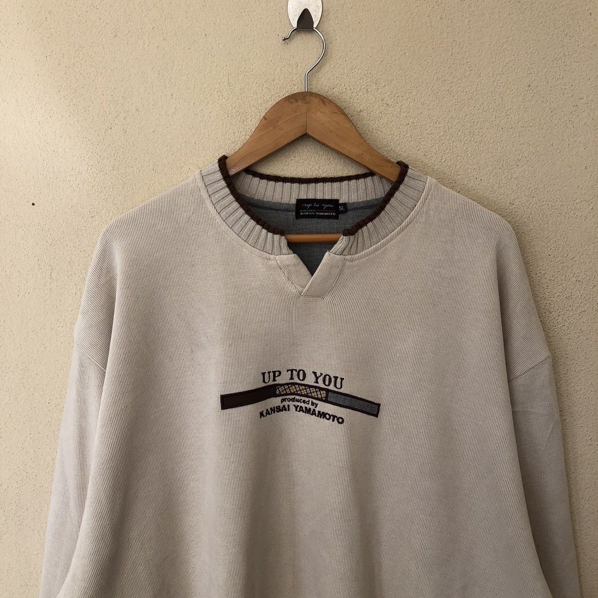 Japanese Brand LONG SLEEVE SWEATSHIRT UP TO YOU KANSAI YAMAMOTO Size US XXL / EU 58 / 5 - 3 Thumbnail