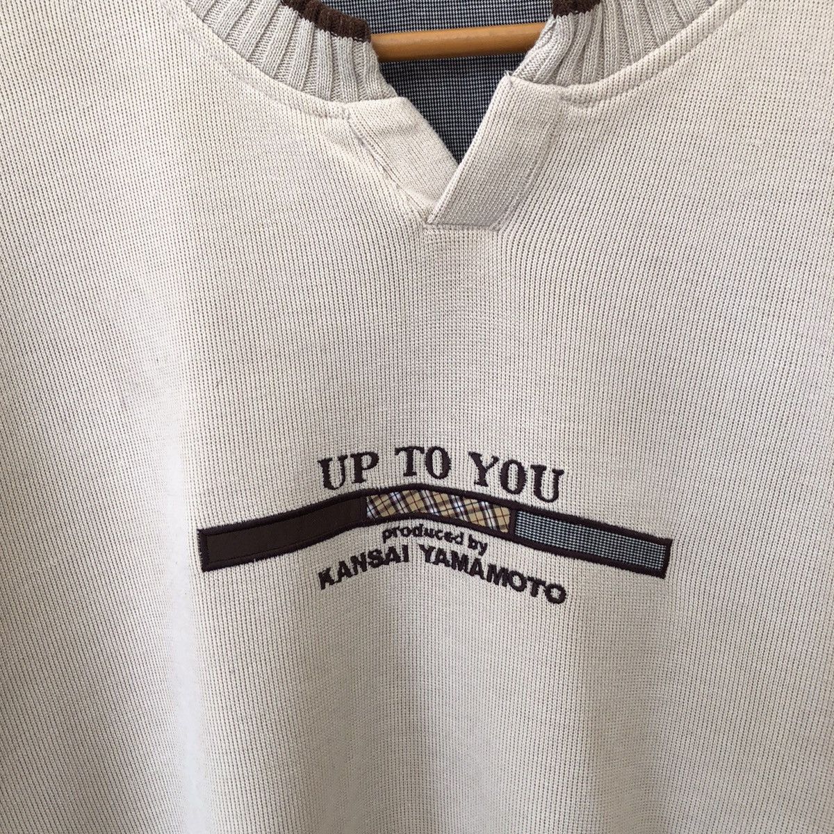 Japanese Brand LONG SLEEVE SWEATSHIRT UP TO YOU KANSAI YAMAMOTO Size US XXL / EU 58 / 5 - 5 Thumbnail