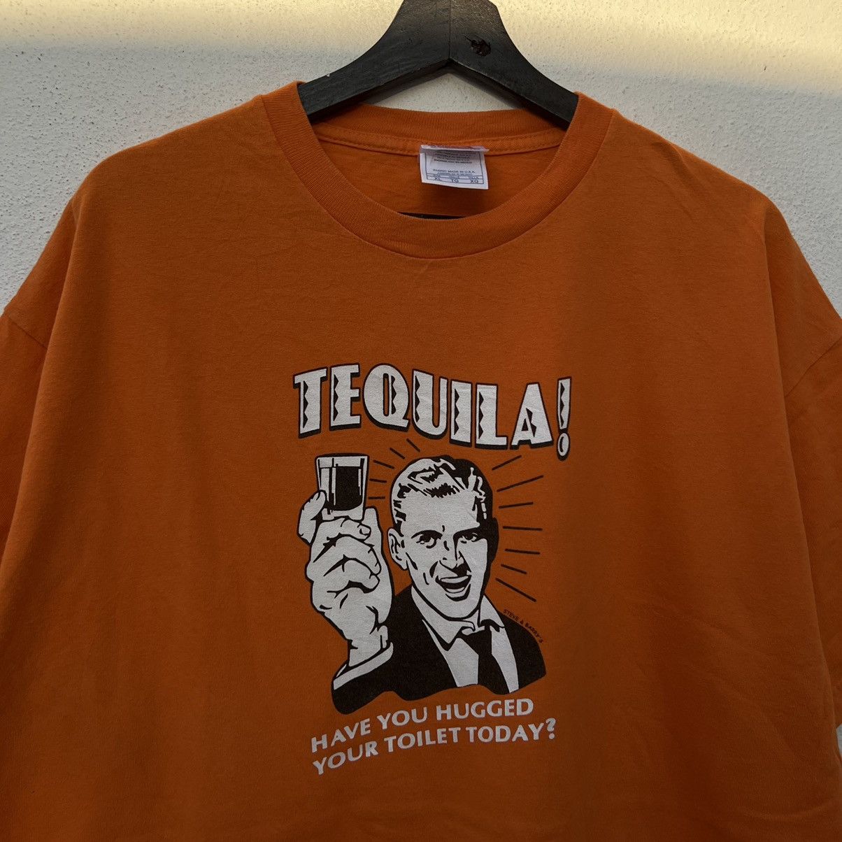 Other VINTAGE TEQUILA FAMOUS DRINK BIG LOGO TEE Size US XL / EU 56 / 4 - 5 Thumbnail
