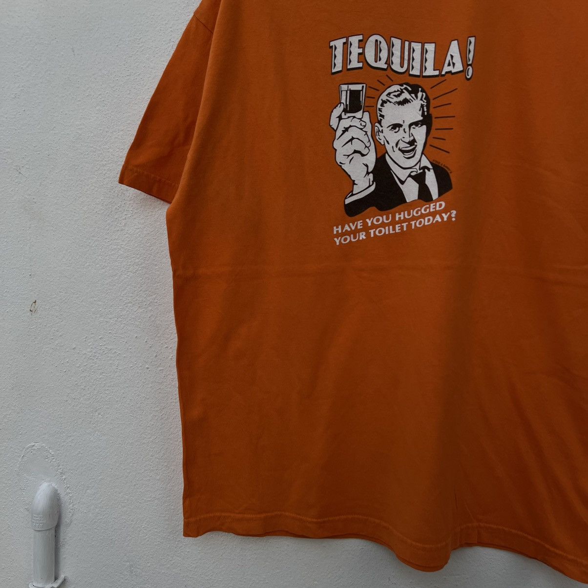 Other VINTAGE TEQUILA FAMOUS DRINK BIG LOGO TEE Size US XL / EU 56 / 4 - 4 Thumbnail