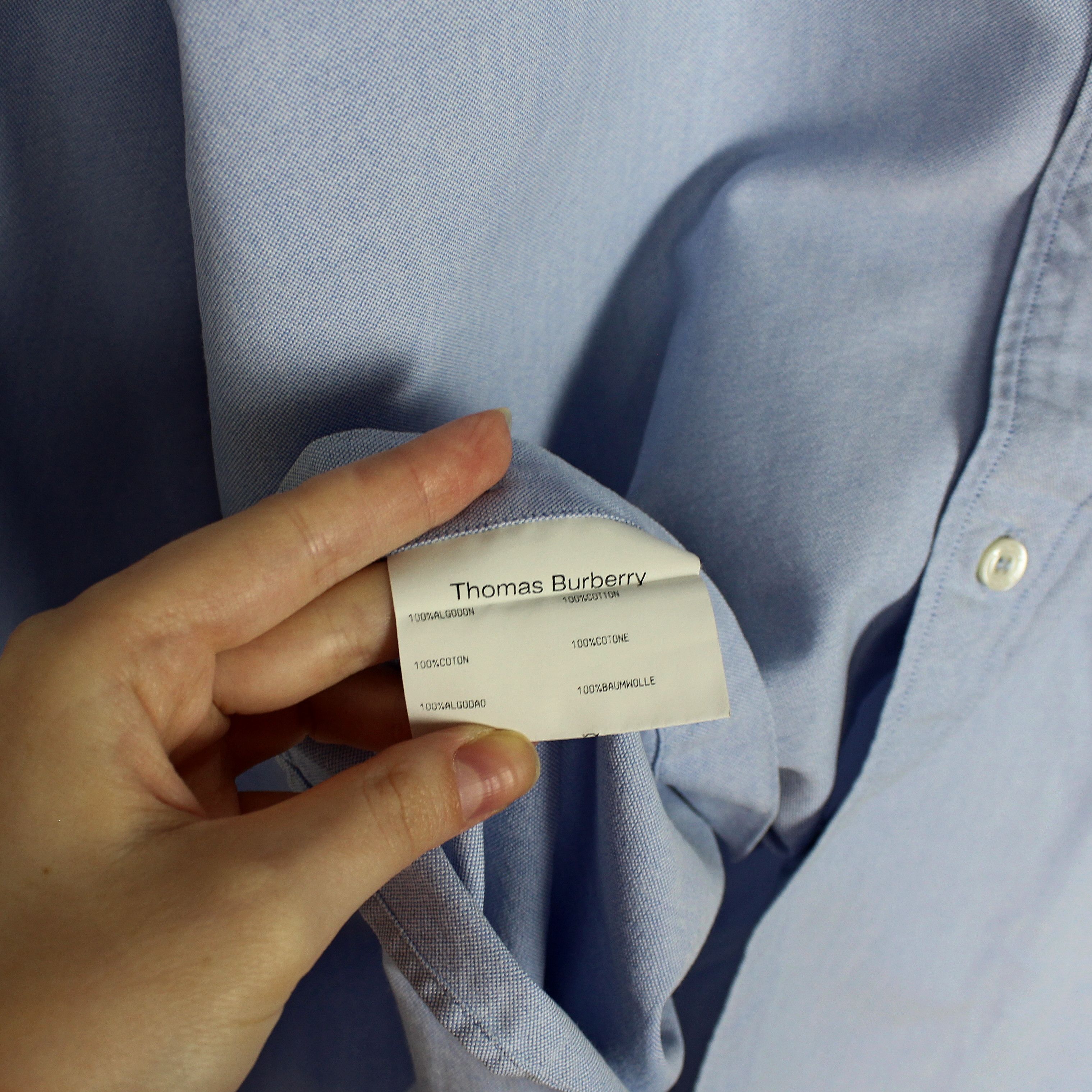 Burberry Thomas Burberry Long Sleeve Shirt Size L Size US L / EU 52-54 / 3 - 9 Thumbnail