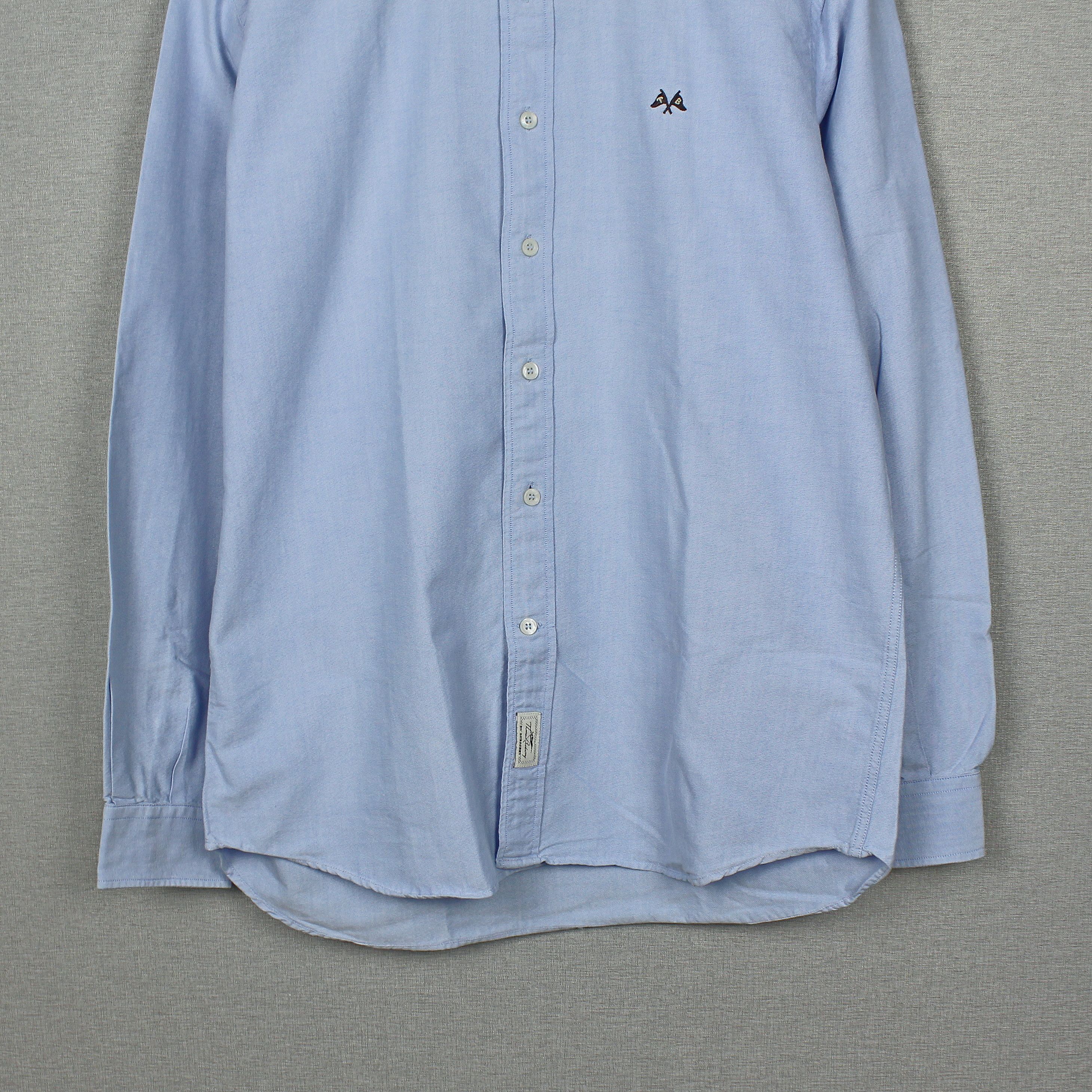 Burberry Thomas Burberry Long Sleeve Shirt Size L Size US L / EU 52-54 / 3 - 5 Thumbnail