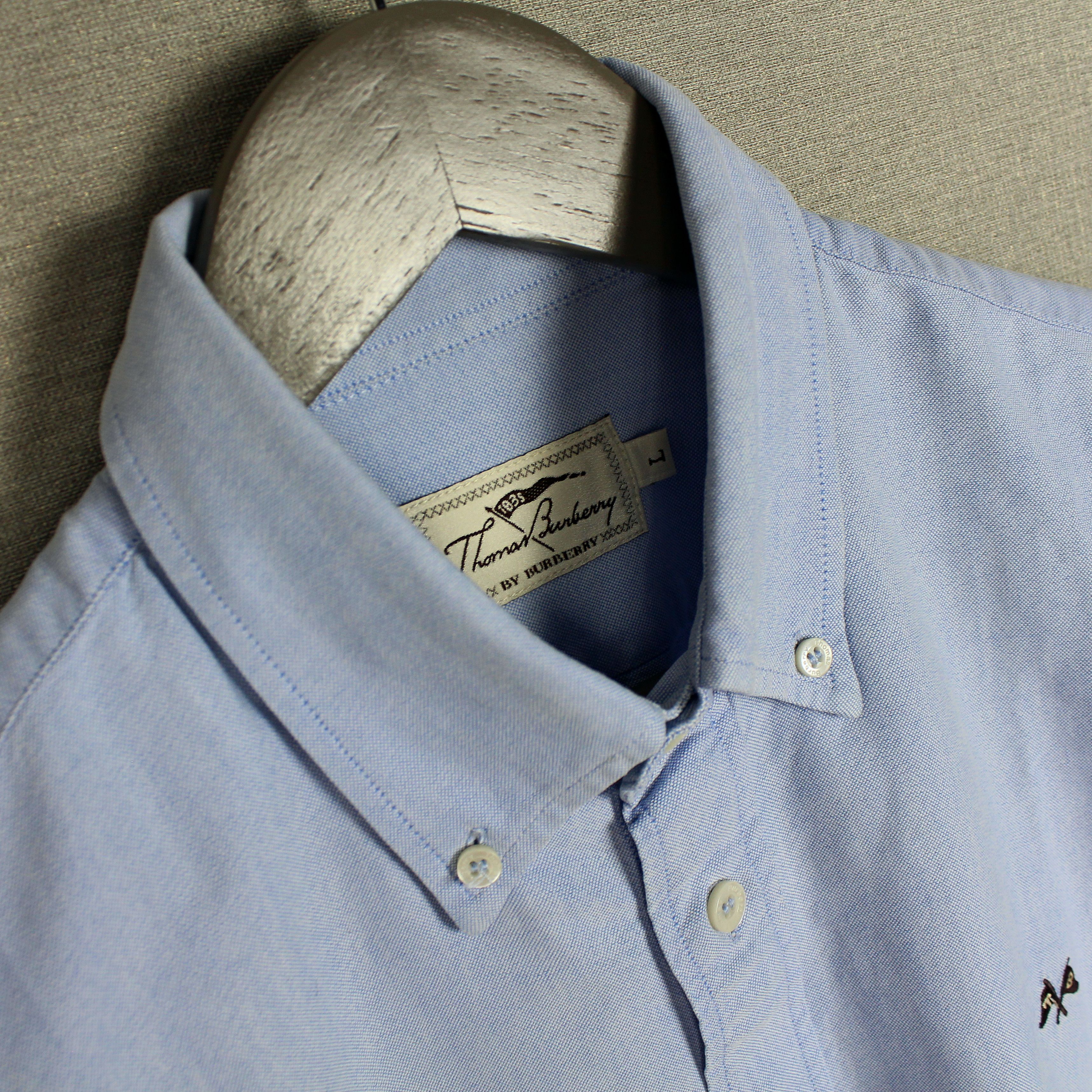 Burberry Thomas Burberry Long Sleeve Shirt Size L Size US L / EU 52-54 / 3 - 8 Thumbnail