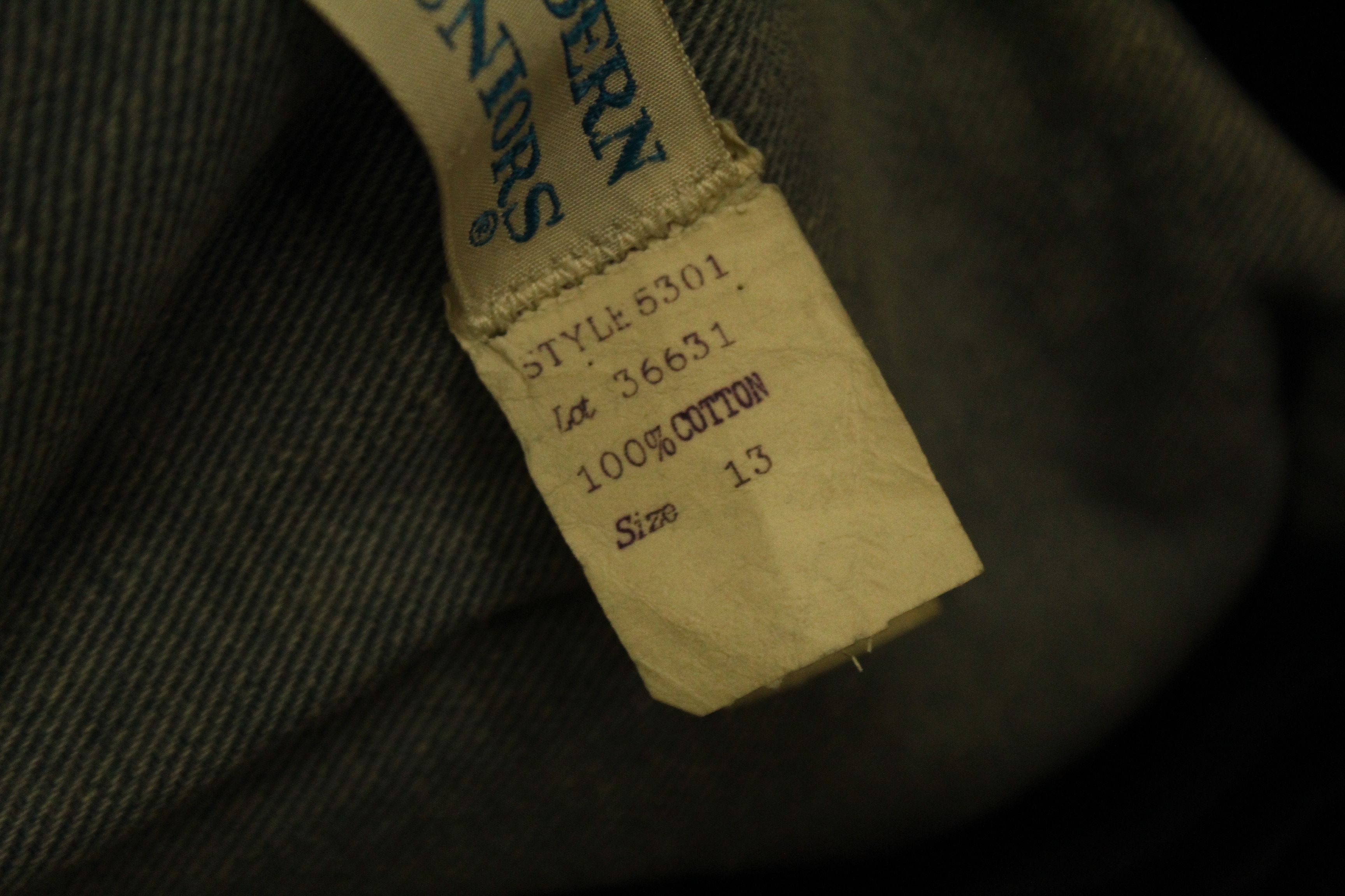 Vintage VTG Modern Juniors by Union Made Velour & Denim Chore Jacket Size US M / EU 48-50 / 2 - 8 Thumbnail