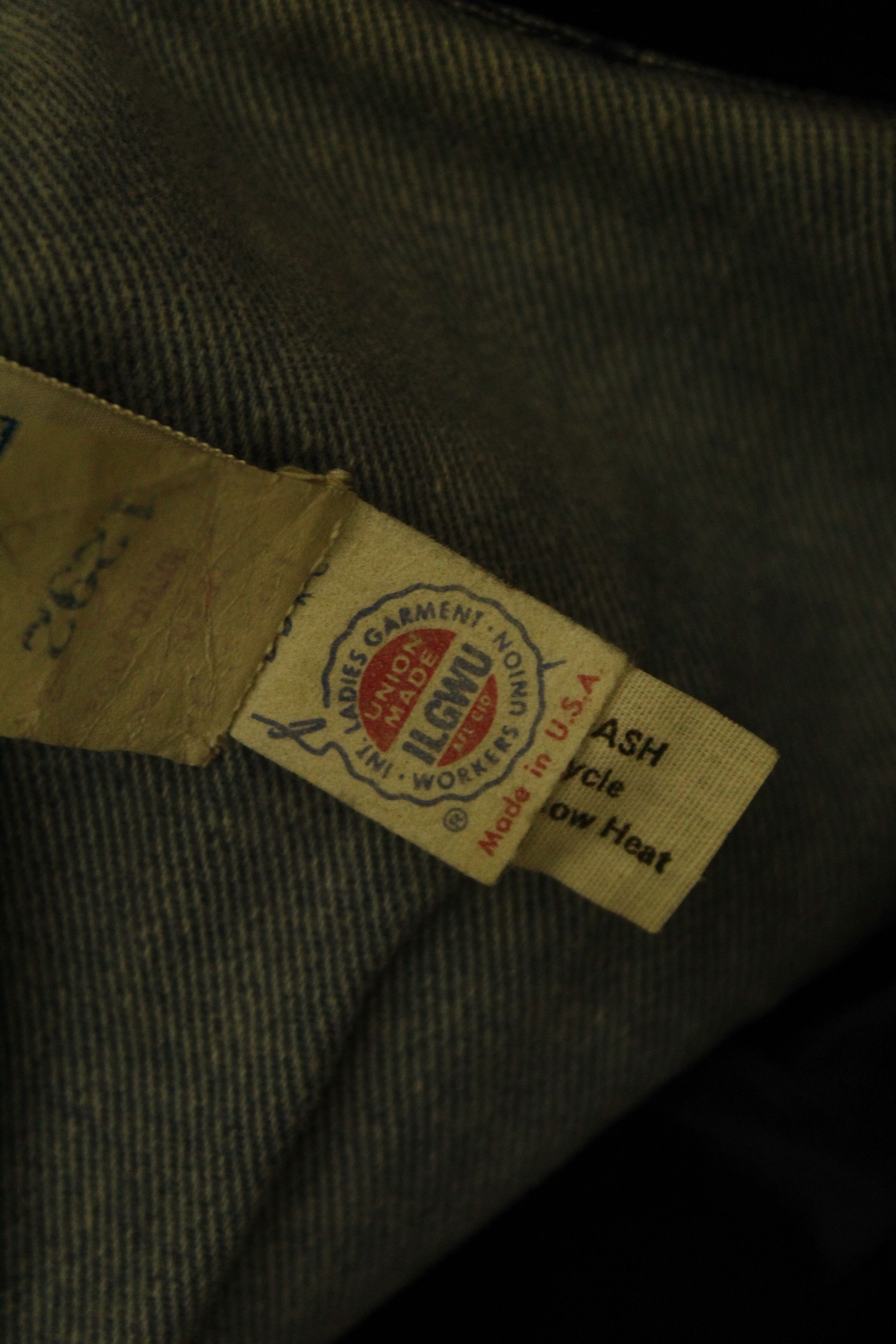 Vintage VTG Modern Juniors by Union Made Velour & Denim Chore Jacket Size US M / EU 48-50 / 2 - 9 Thumbnail
