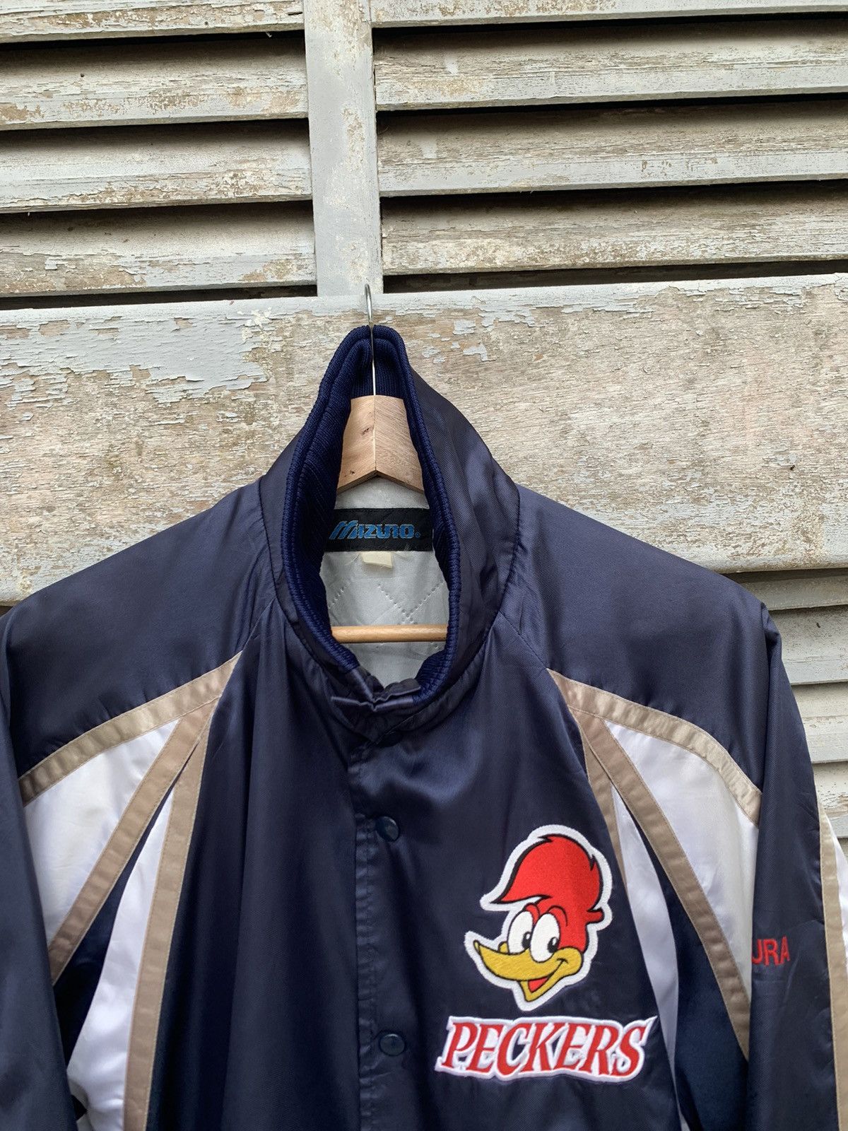 Vintage 👹Vintage MIZUNO PACKERS Light Bomber Jacket Size US L / EU 52-54 / 3 - 4 Thumbnail