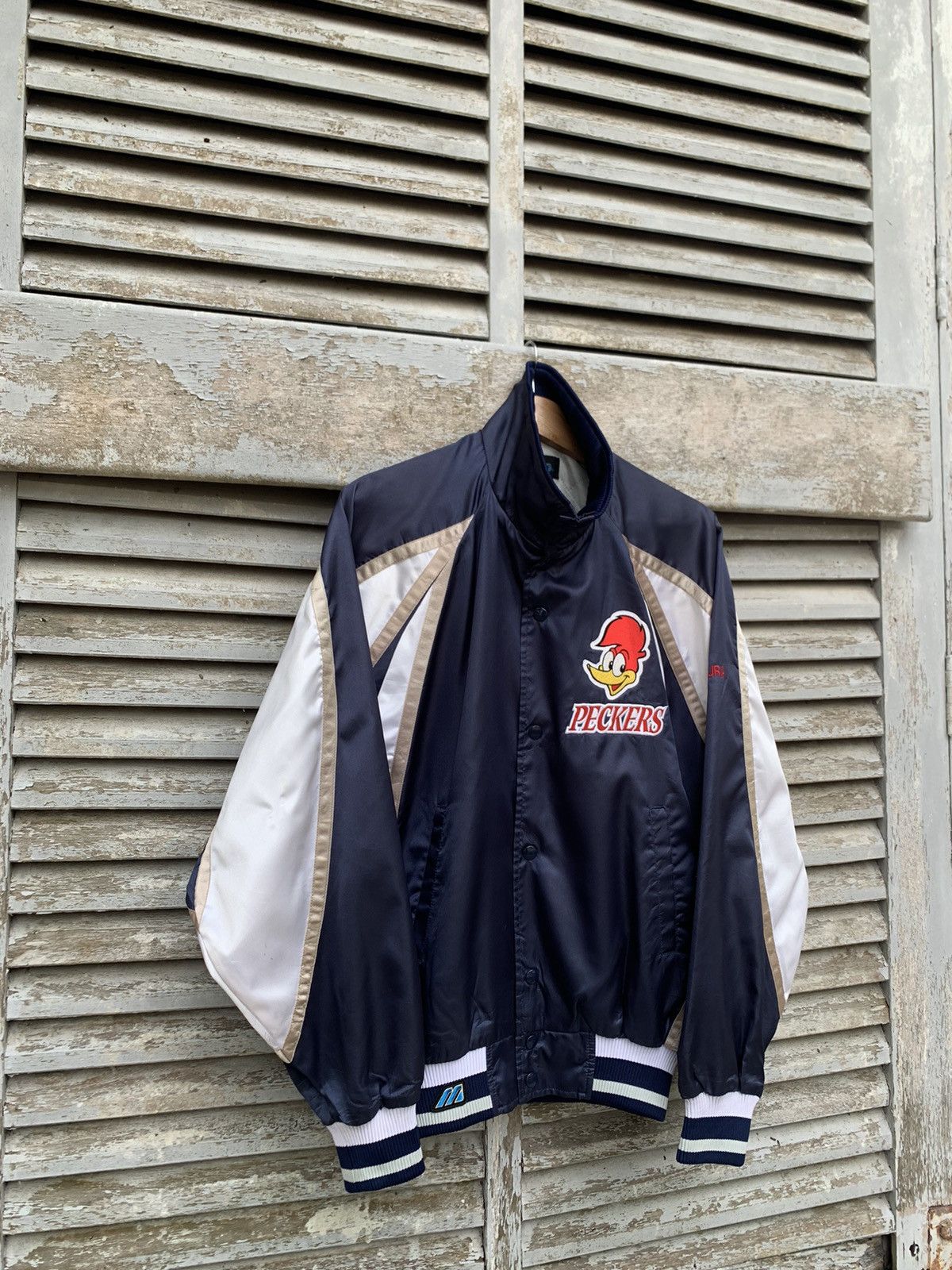 Vintage 👹Vintage MIZUNO PACKERS Light Bomber Jacket Size US L / EU 52-54 / 3 - 2 Thumbnail