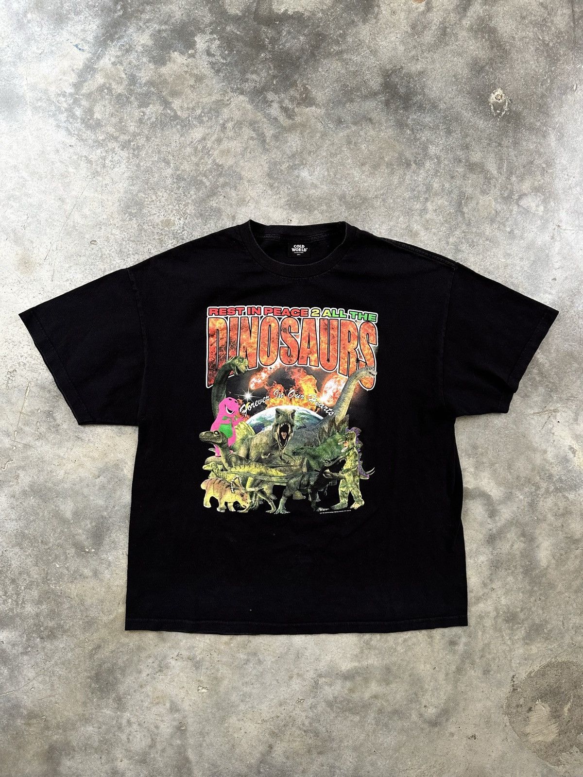 Cold World Frozen Goods Rest In Peace 2 All The Dinosaurs 2XL / XXL Size US XXL / EU 58 / 5 - 1 Thumbnail