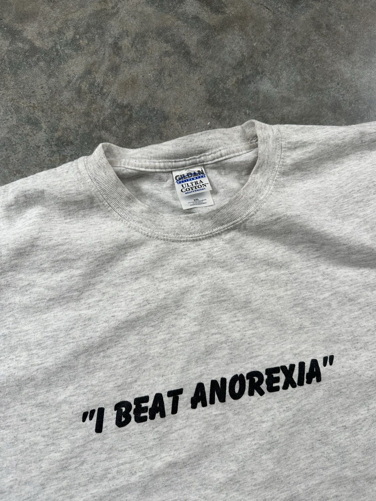 Gildan "I BEAT ANOREXIA" Size US XXL / EU 58 / 5 - 1 Thumbnail