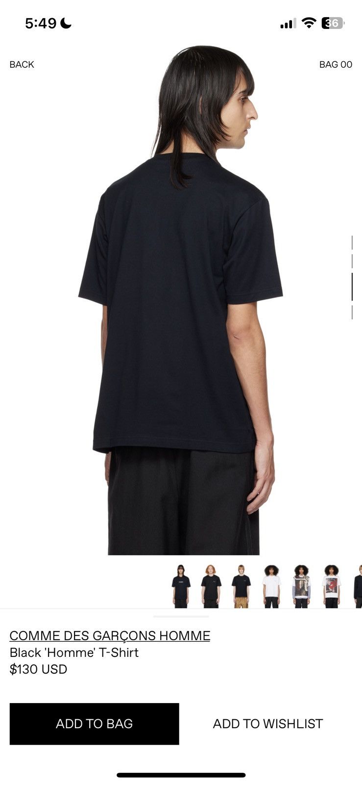 Comme des Garcons Homme Comme Des Garcoms homme tee Size US S / EU 44-46 / 1 - 3 Thumbnail