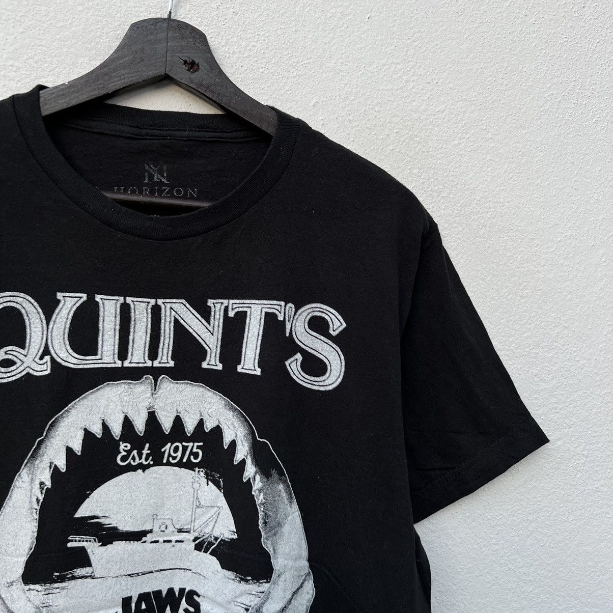 Japanese Brand VINTAGE QUINTS JAWS MOVIE TEE SHORT SLEEVE BIG LOGO Size US XL / EU 56 / 4 - 4 Thumbnail