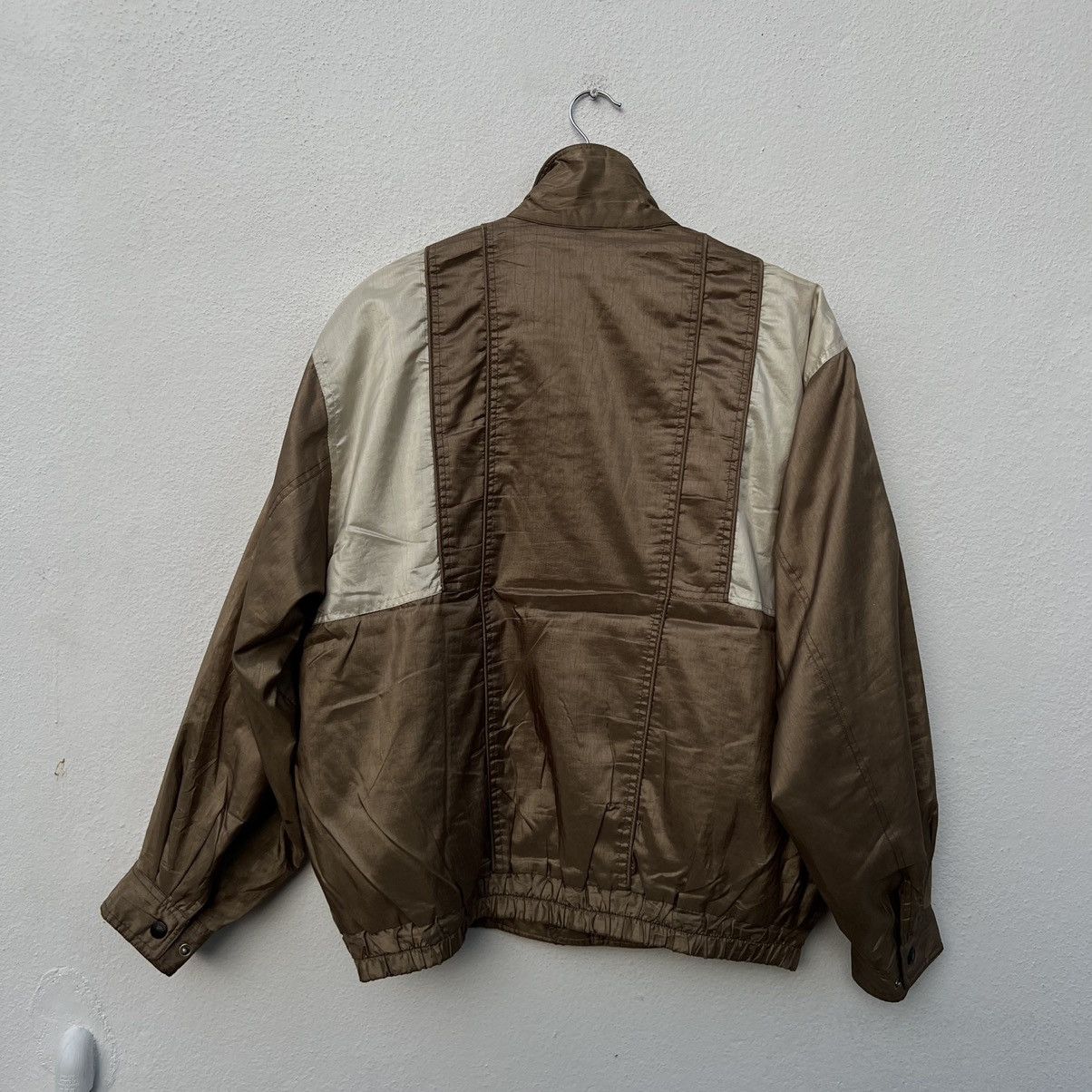 Japanese Brand VINTAGE VARSITY JACKET SADDLER INSPIRED BY ISSEY MIYAKE Size US M / EU 48-50 / 2 - 7 Thumbnail