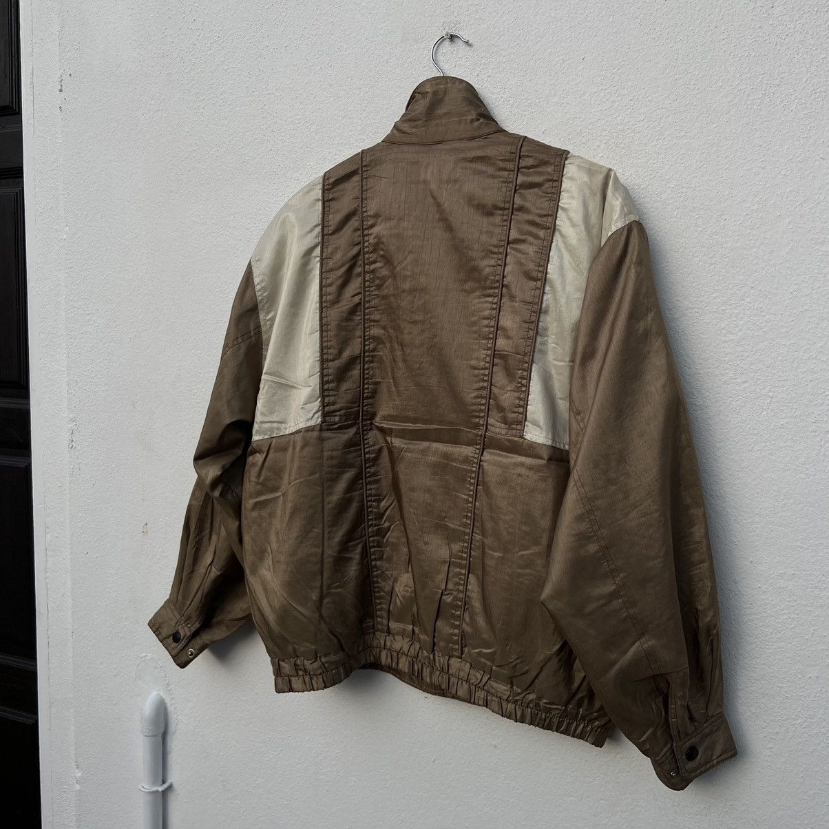 Japanese Brand VINTAGE VARSITY JACKET SADDLER INSPIRED BY ISSEY MIYAKE Size US M / EU 48-50 / 2 - 8 Thumbnail