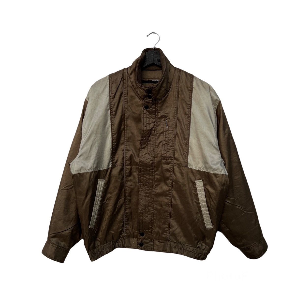 Japanese Brand VINTAGE VARSITY JACKET SADDLER INSPIRED BY ISSEY MIYAKE Size US M / EU 48-50 / 2 - 1 Thumbnail