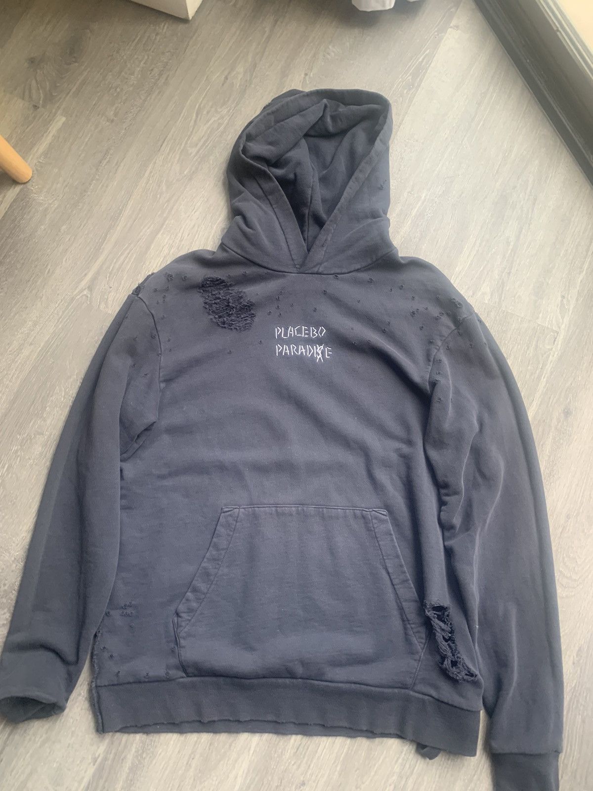 Ksubi Distressed Medium Ksubi Washed Black Sweatshirt Size US M / EU 48-50 / 2 - 1 Thumbnail
