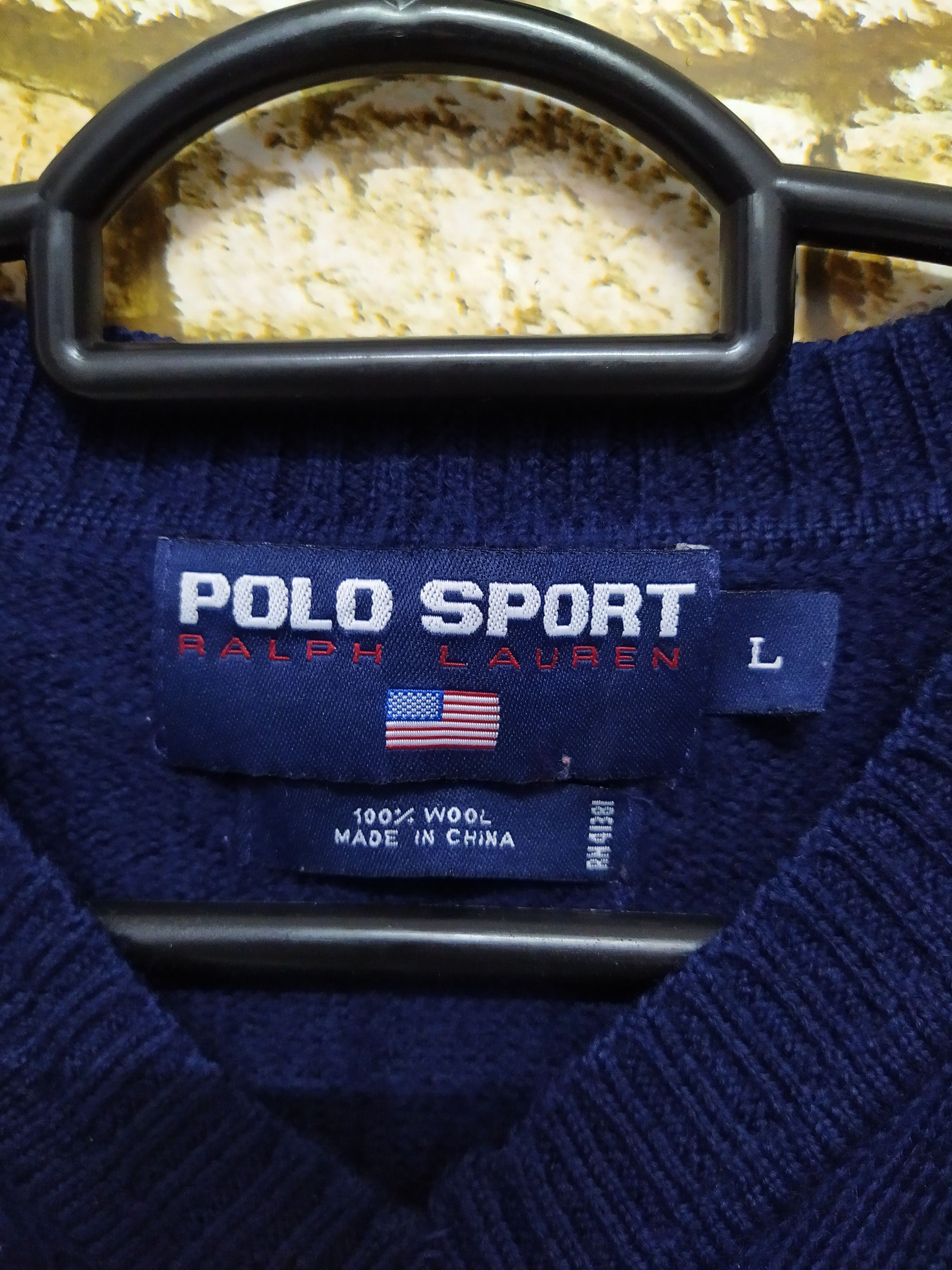 Polo Ralph Lauren × Vintage 90s POLO SPORTSMAN RALPH LAUREN KNITWEAR SWEATER (B735) Size US L / EU 52-54 / 3 - 2 Thumbnail
