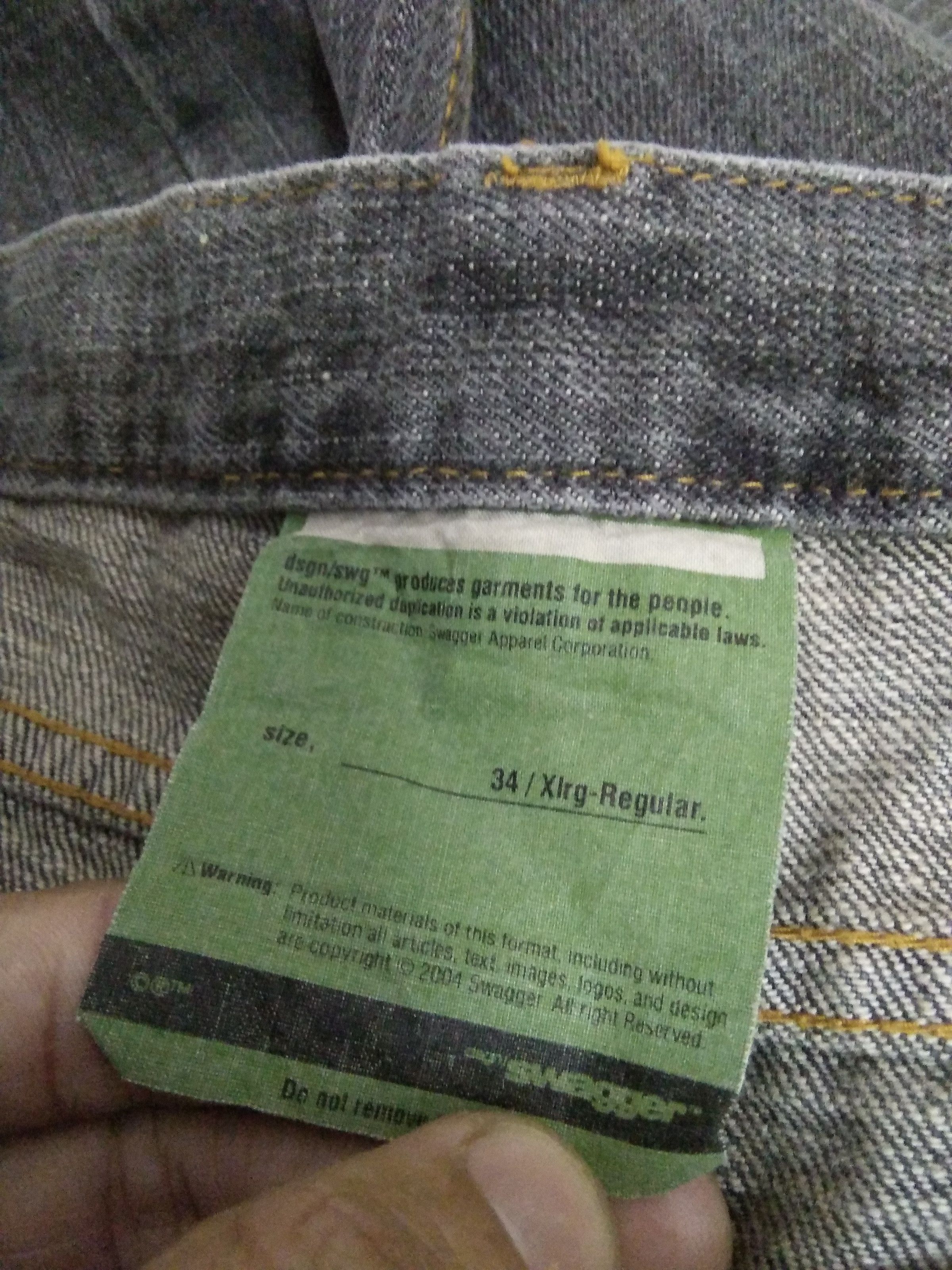 Japanese Brand × Swagger SWAGGER JEANS JAPAN (A340) Size US 36 / EU 52 - 6 Thumbnail