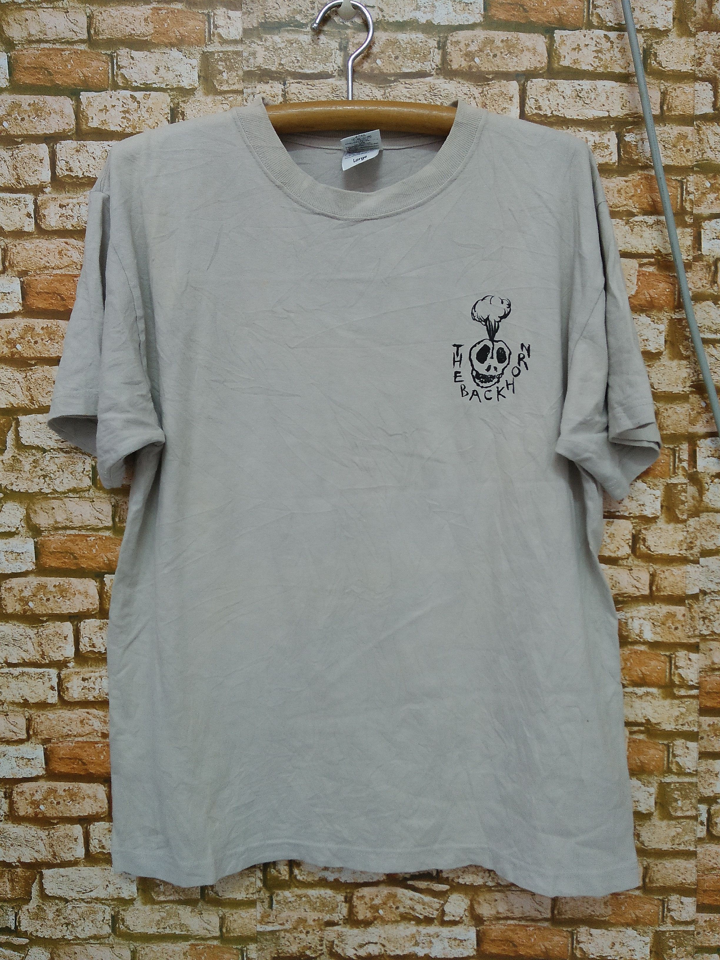 Band Tees DISTORTION ADVISORY THE BACK HORN SHIRT (A970) Size US L / EU 52-54 / 3 - 2 Thumbnail