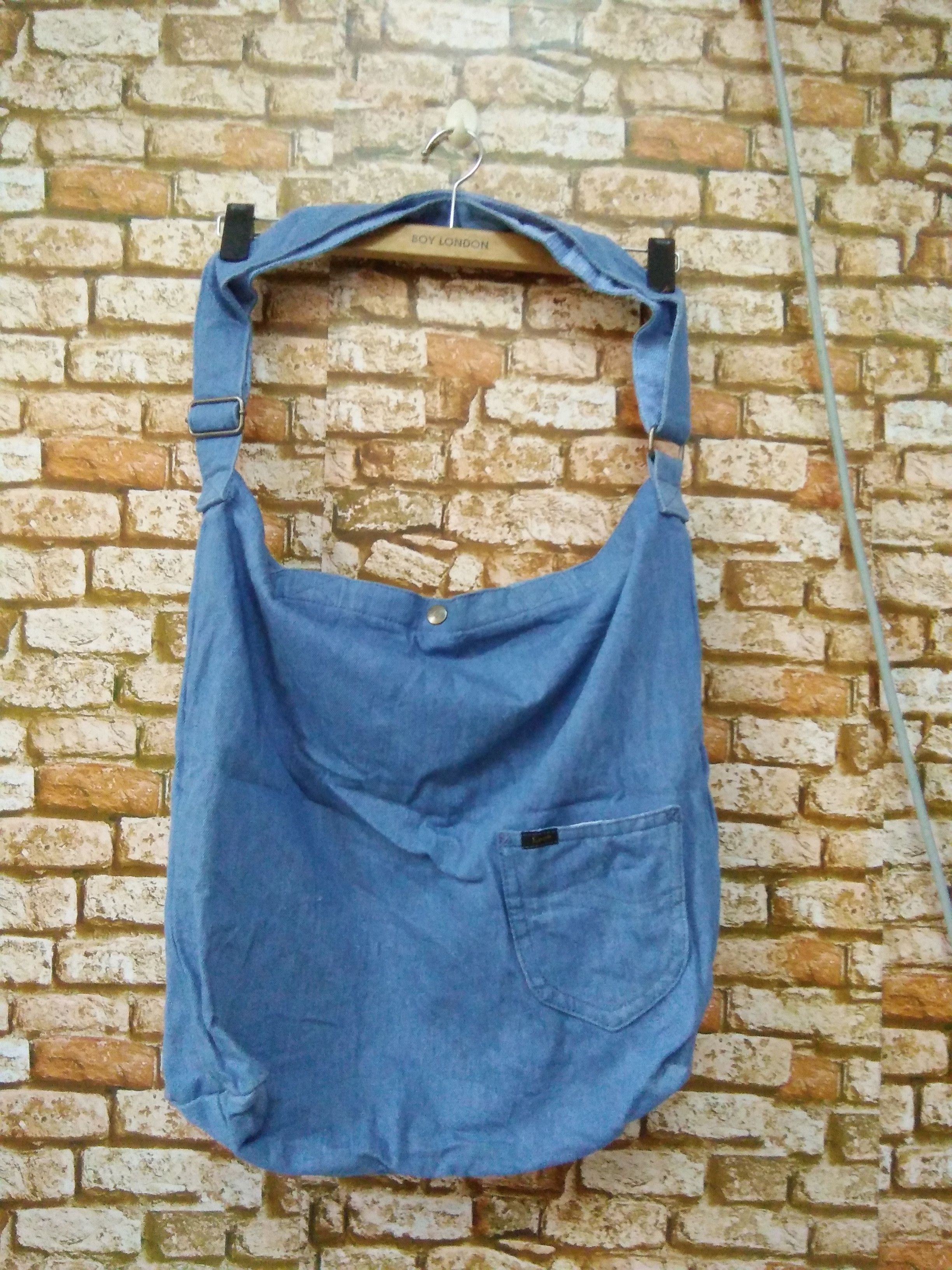 Lee × Vintage LEE VTG DENIM SLING TOTE BAG (A798) Size ONE SIZE - 3 Thumbnail