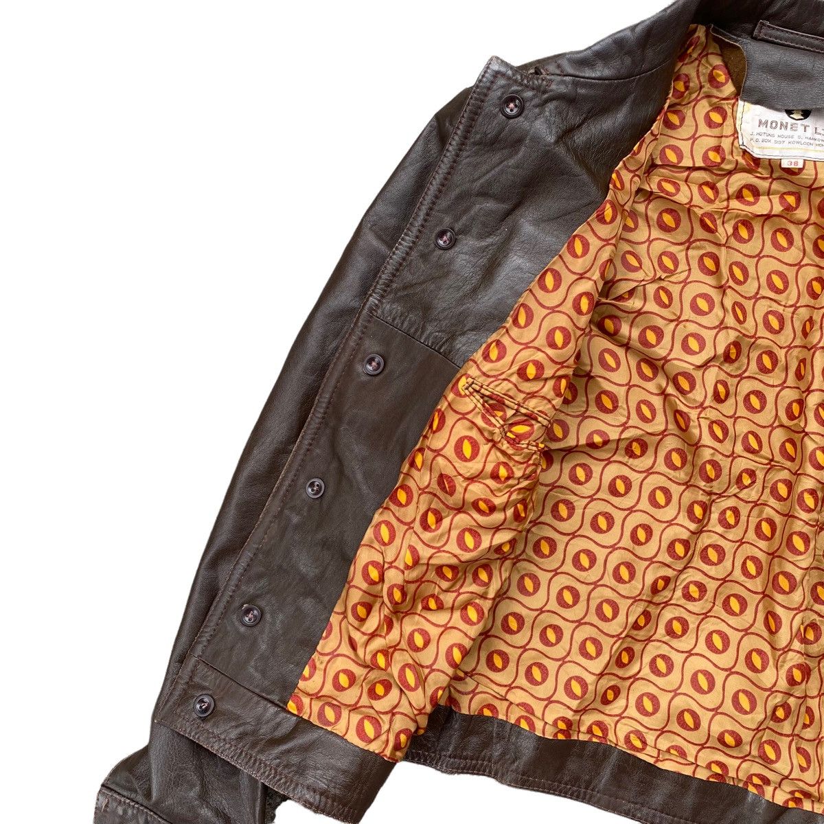 Japanese Brand Genuine Leather Biker Jacket Motorcyle Vintage Japan. #A1 Size US M / EU 48-50 / 2 - 4 Thumbnail