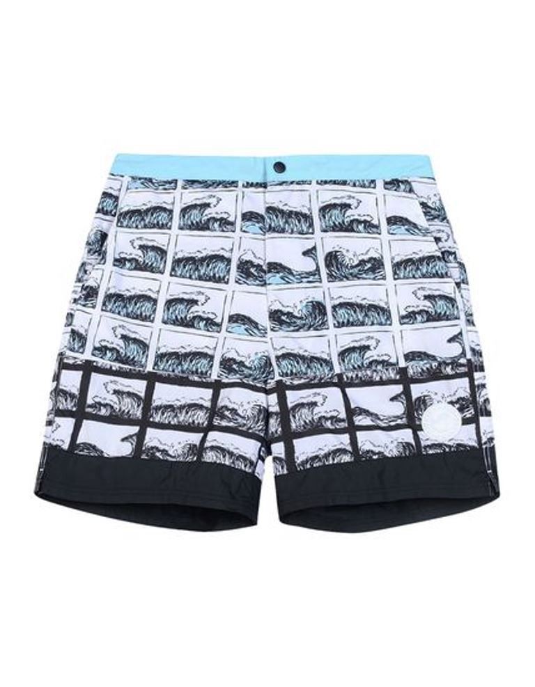 KENZO PARIS Men's SWIM Shorts BEACH Trunks SQUARE Wave Wate