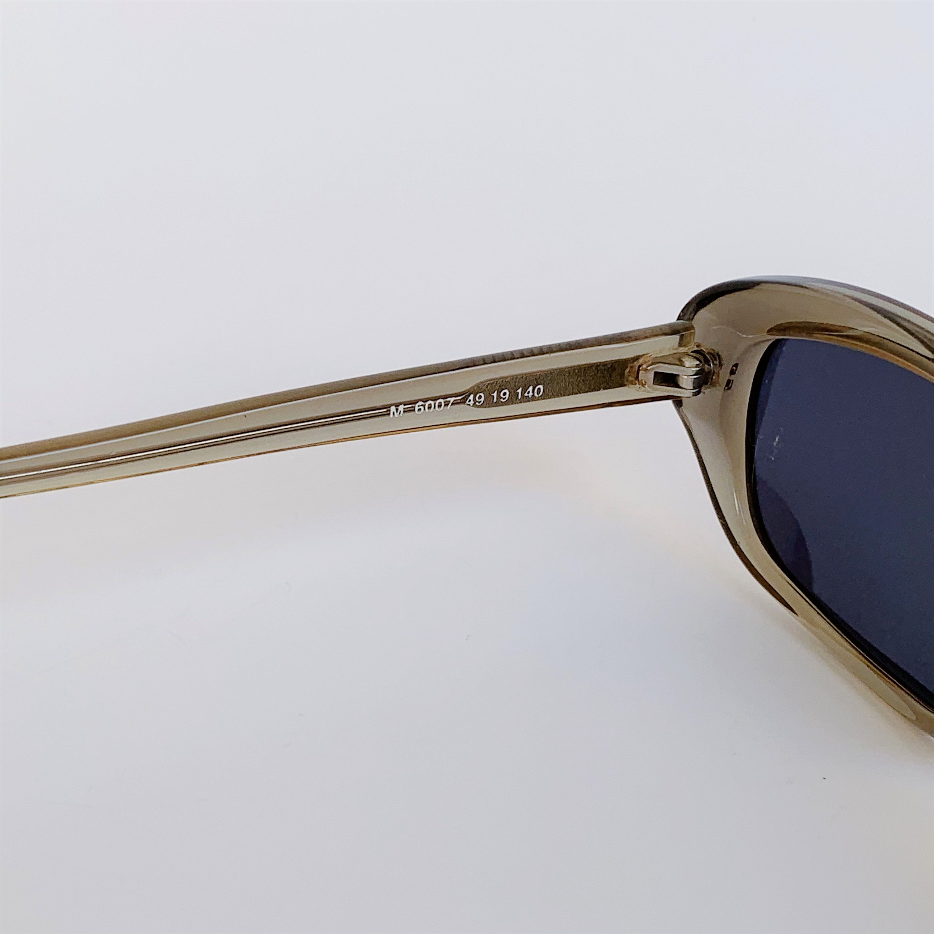 Vintage Karl Wagner Vintage Rectangle Sunglasses Clear Green 00's Size ONE SIZE - 6 Thumbnail