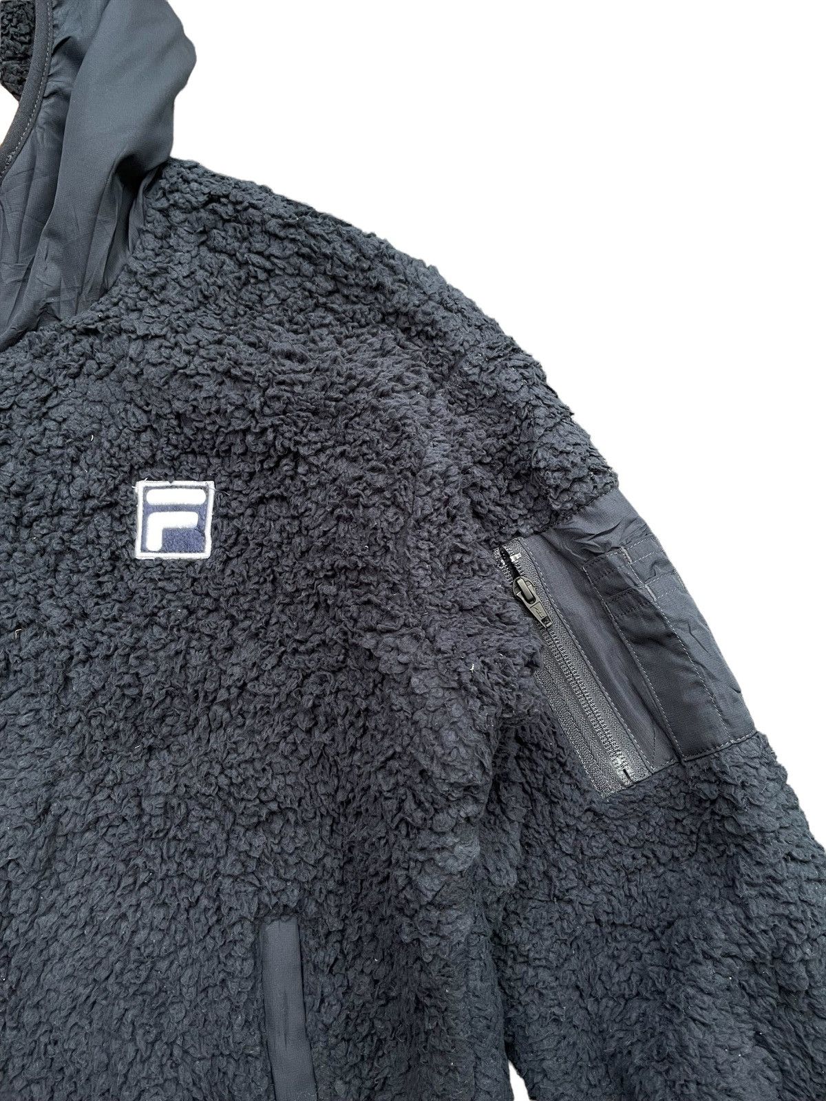 Engineered Garments Fila Engineered Garment Bomber Sherpa Jacket Size US L / EU 52-54 / 3 - 6 Thumbnail