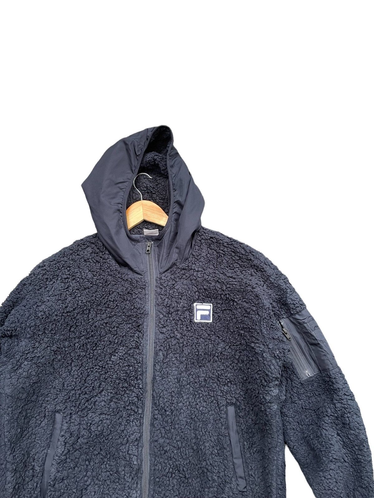 Engineered Garments Fila Engineered Garment Bomber Sherpa Jacket Size US L / EU 52-54 / 3 - 5 Thumbnail