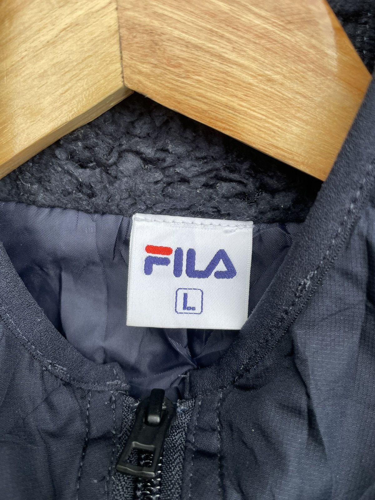 Engineered Garments Fila Engineered Garment Bomber Sherpa Jacket Size US L / EU 52-54 / 3 - 14 Thumbnail