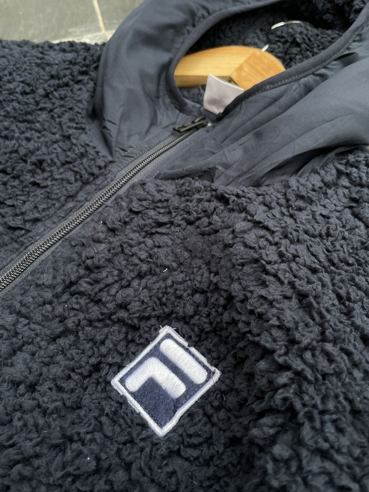Engineered Garments Fila Engineered Garment Bomber Sherpa Jacket Size US L / EU 52-54 / 3 - 15 Thumbnail