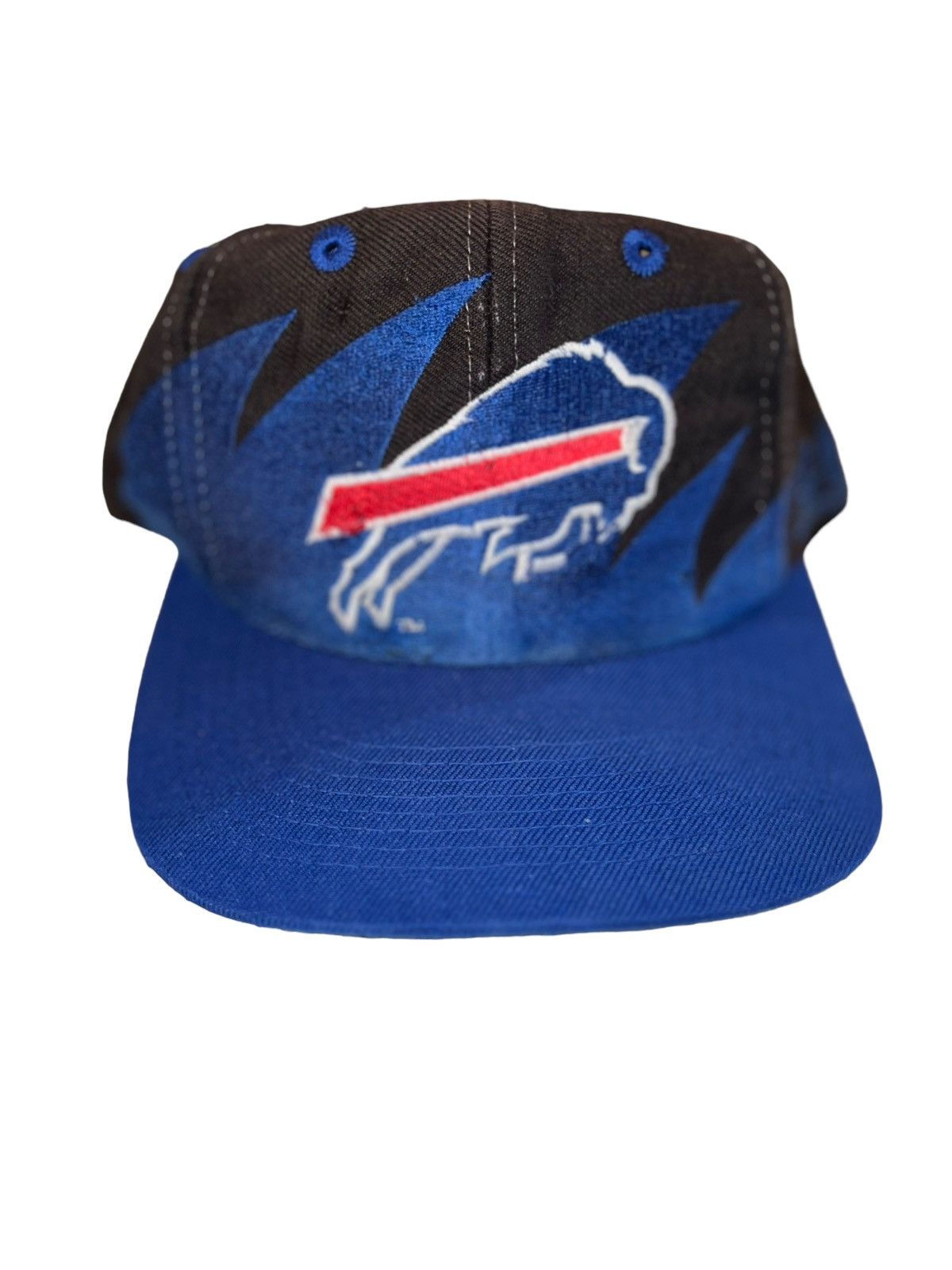 90's Buffalo Bills Logo Athletic Sharktooth NFL Snapback Hat NEW – Rare VNTG