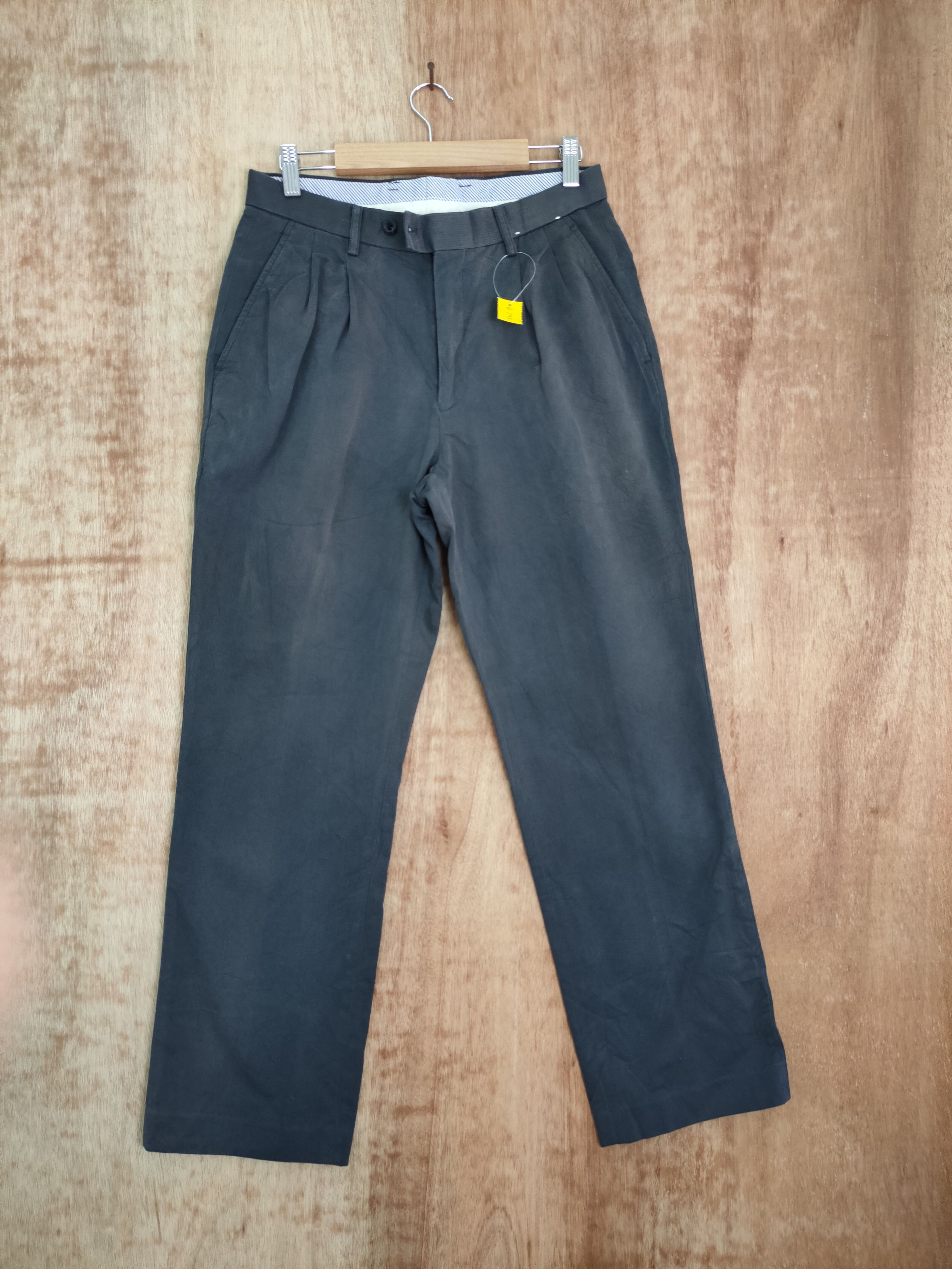 image of Kansai Yamamoto Casual Faded Pants 46-293A in Fade To Grey, Men's