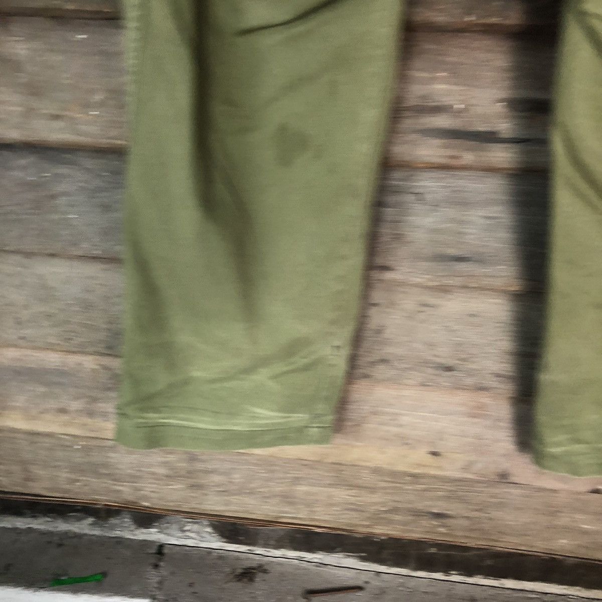 Japanese Brand Titi Caca Green Cargo Multipocket Pants #6786 Size US 31 - 8 Thumbnail