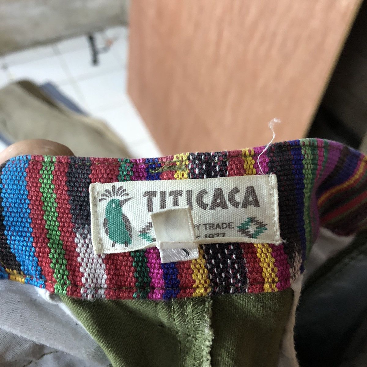 Japanese Brand Titi Caca Green Cargo Multipocket Pants #6786 Size US 31 - 15 Thumbnail