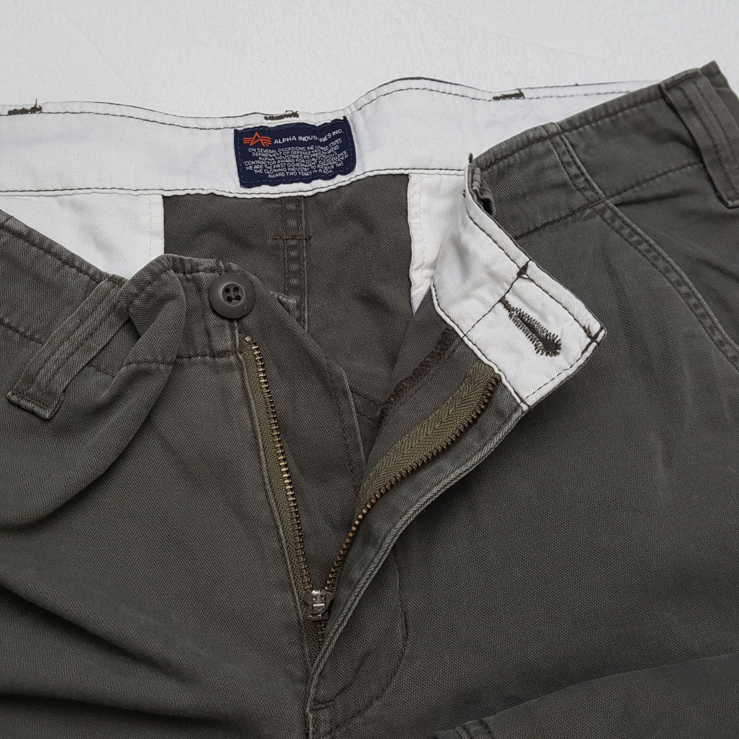 Alpha Industries × Vintage ALPHA INDUSTRIES Cargo Tactical Pockets Streetwear Pants Size US 35 - 12 Thumbnail