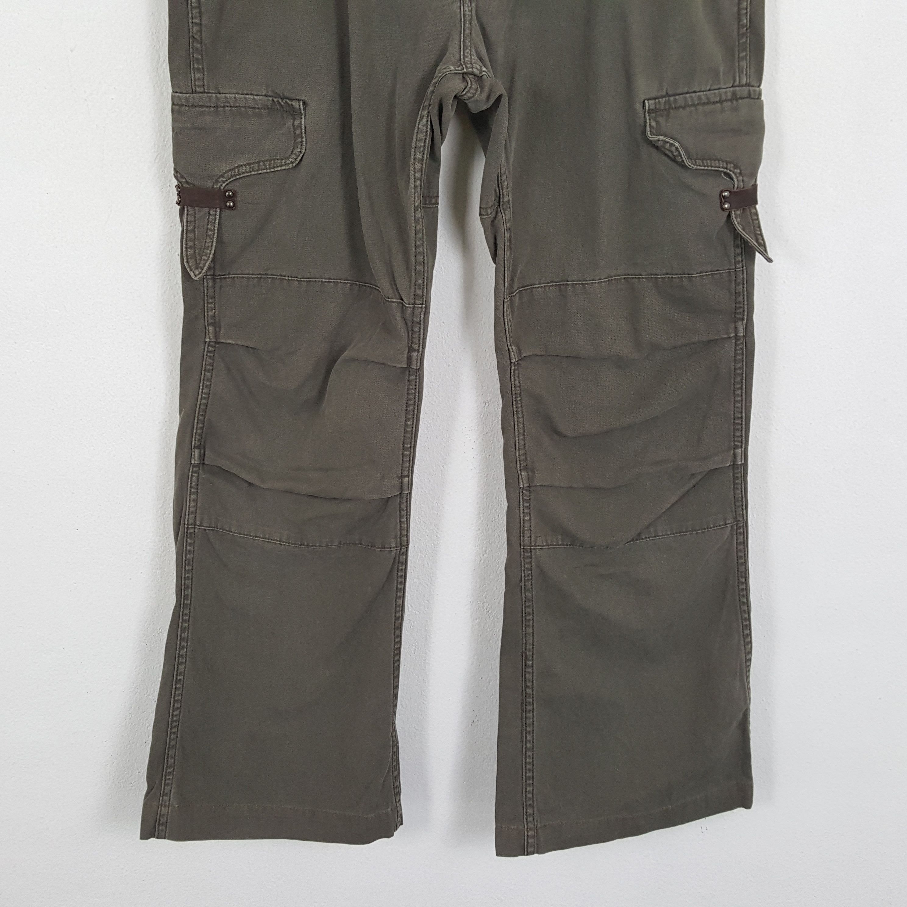 Alpha Industries × Vintage ALPHA INDUSTRIES Cargo Tactical Pockets Streetwear Pants Size US 35 - 3 Thumbnail