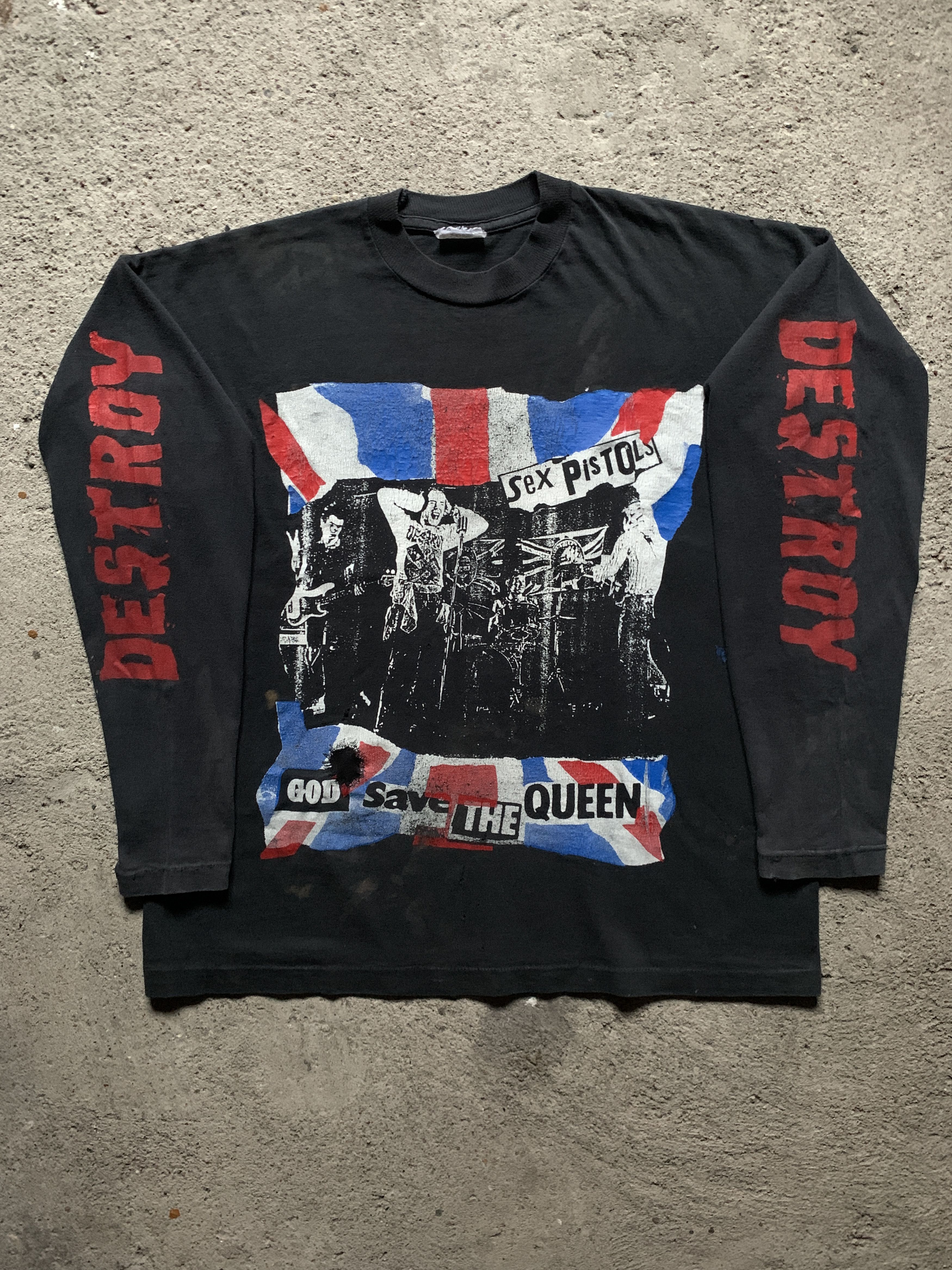 Band Tees Vintage Sex Pistols 90's Punk Band Longsleeve T-shirt Size US XL / EU 56 / 4 - 1 Thumbnail