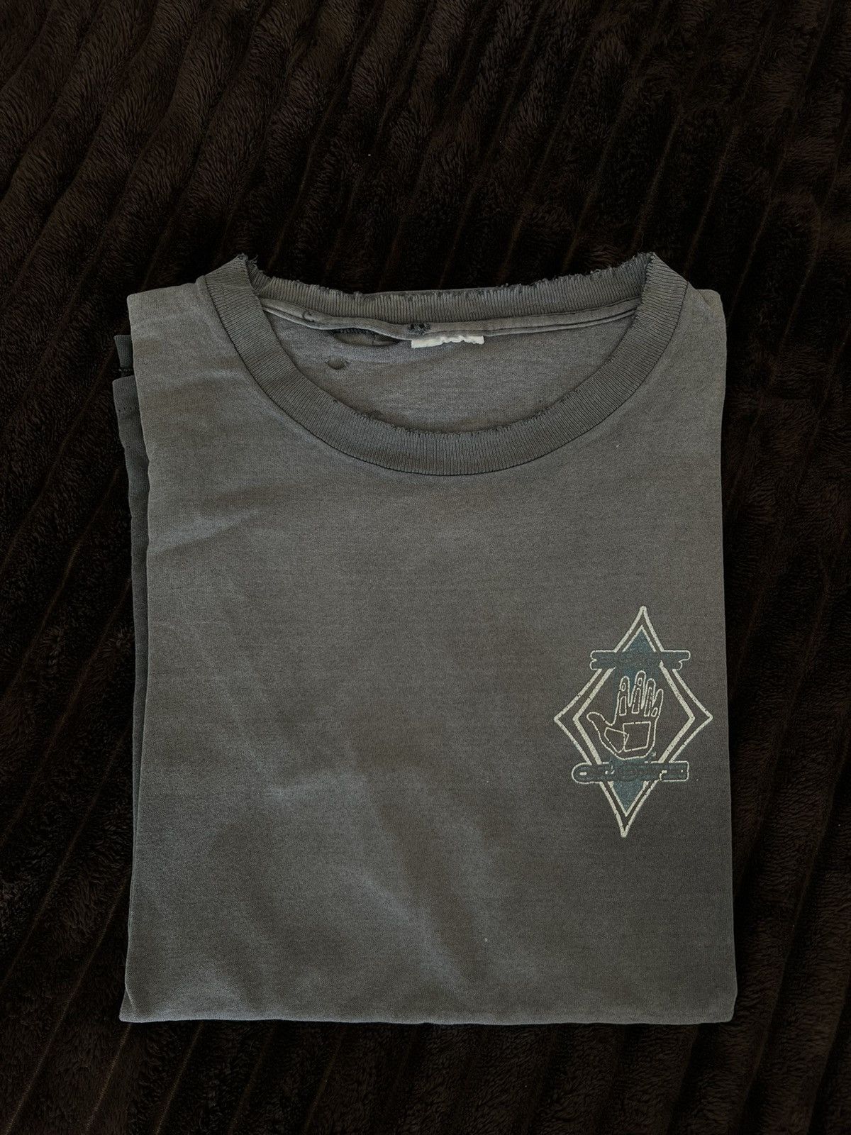Body Glove × Vintage Vintage 1995 Body Glove Thrashed Faded Black Tee (Surf Style Size US XL / EU 56 / 4 - 3 Thumbnail