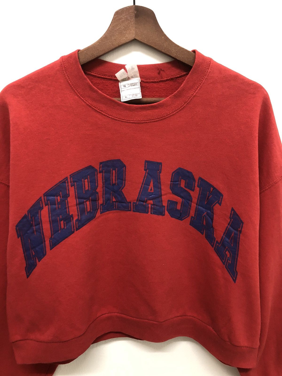 Vintage VINTAGE NEBRASKA CROP SWEATSHIRTS Size XL / US 12-14 / IT 48-50 - 2 Thumbnail