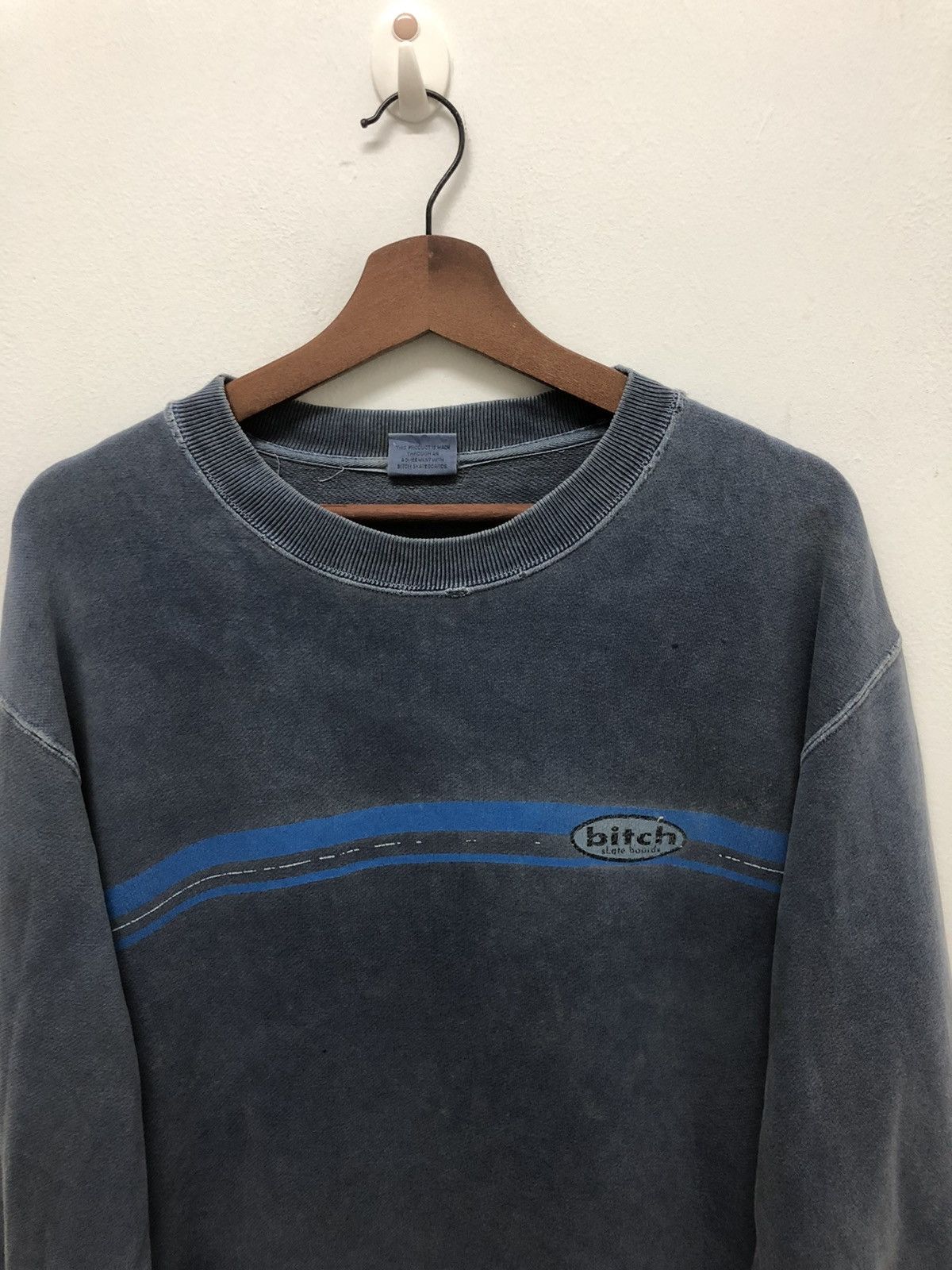 Girl Skateboards VINTAGE BITCH SKATEBOARD CREWNECK SWEATSHIRT Size US M / EU 48-50 / 2 - 2 Thumbnail
