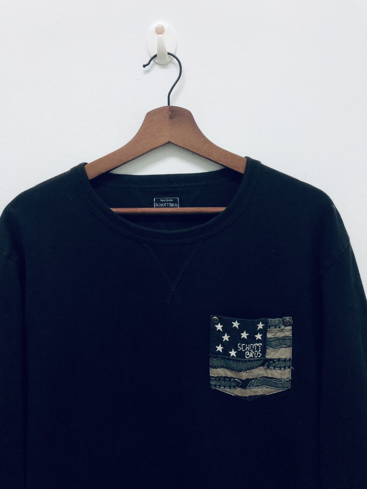 Schott VINTAGE SCHOTT BROSS NEW YORK SWEATSHIRT JUMPER Size US M / EU 48-50 / 2 - 2 Thumbnail