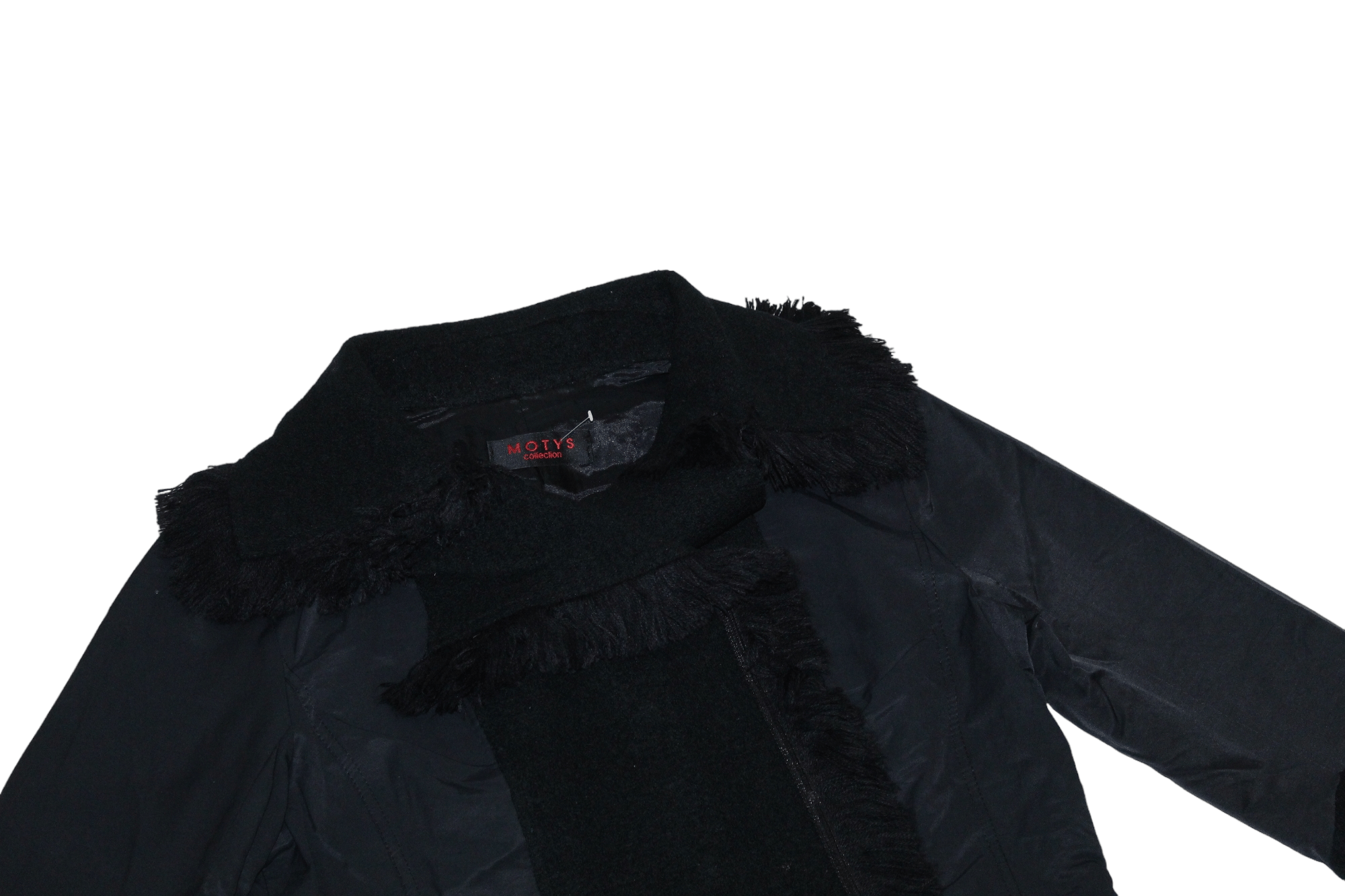 Other 🔥 MOTYS Coll. France Cropped Jacket fringe collar & cuffs Size M / US 6-8 / IT 42-44 - 9 Thumbnail