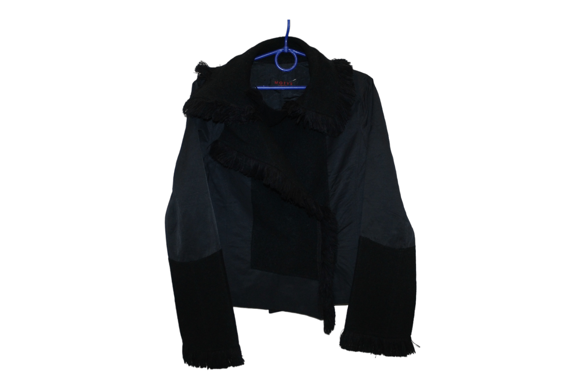 Other 🔥 MOTYS Coll. France Cropped Jacket fringe collar & cuffs Size M / US 6-8 / IT 42-44 - 5 Thumbnail